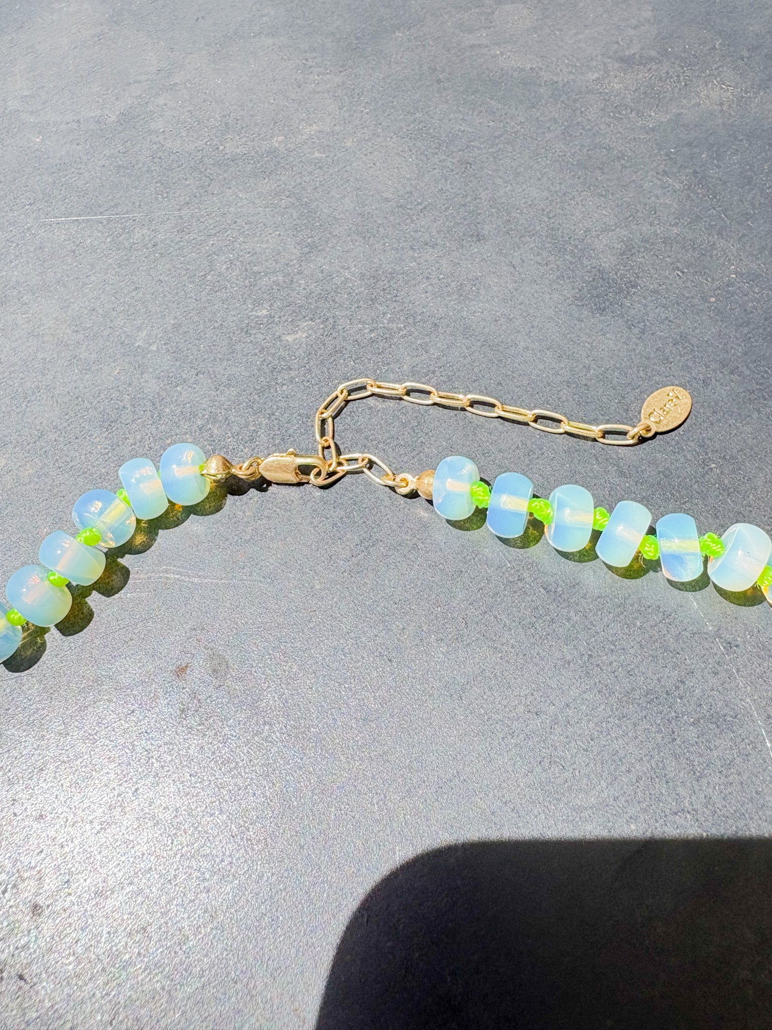 Stone Slice Necklace