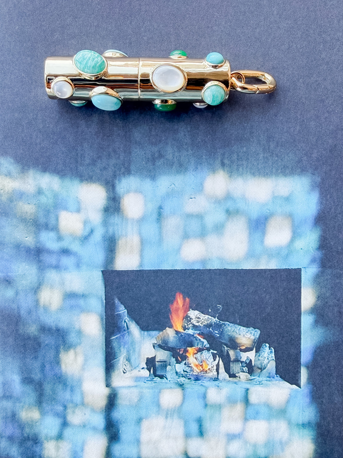 Elio Capsule Charm: 14k Gold Plated
