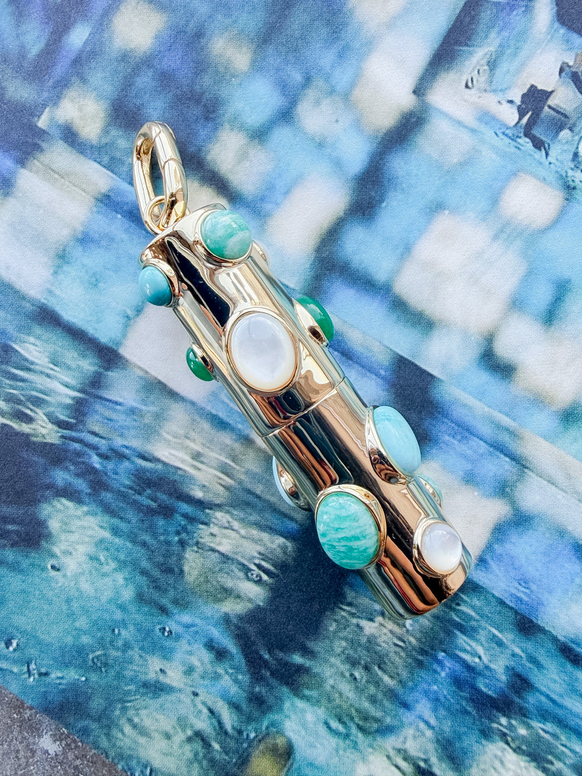Elio Capsule Charm: 14k Gold Plated