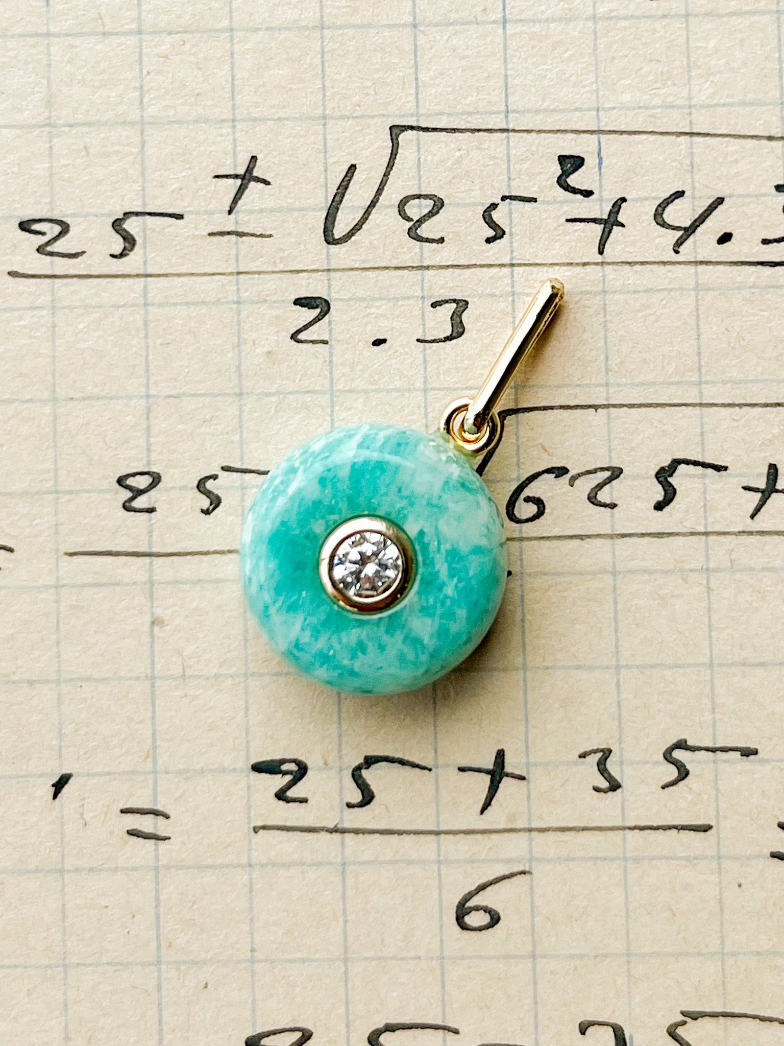Bon Bon Amazonite Charm