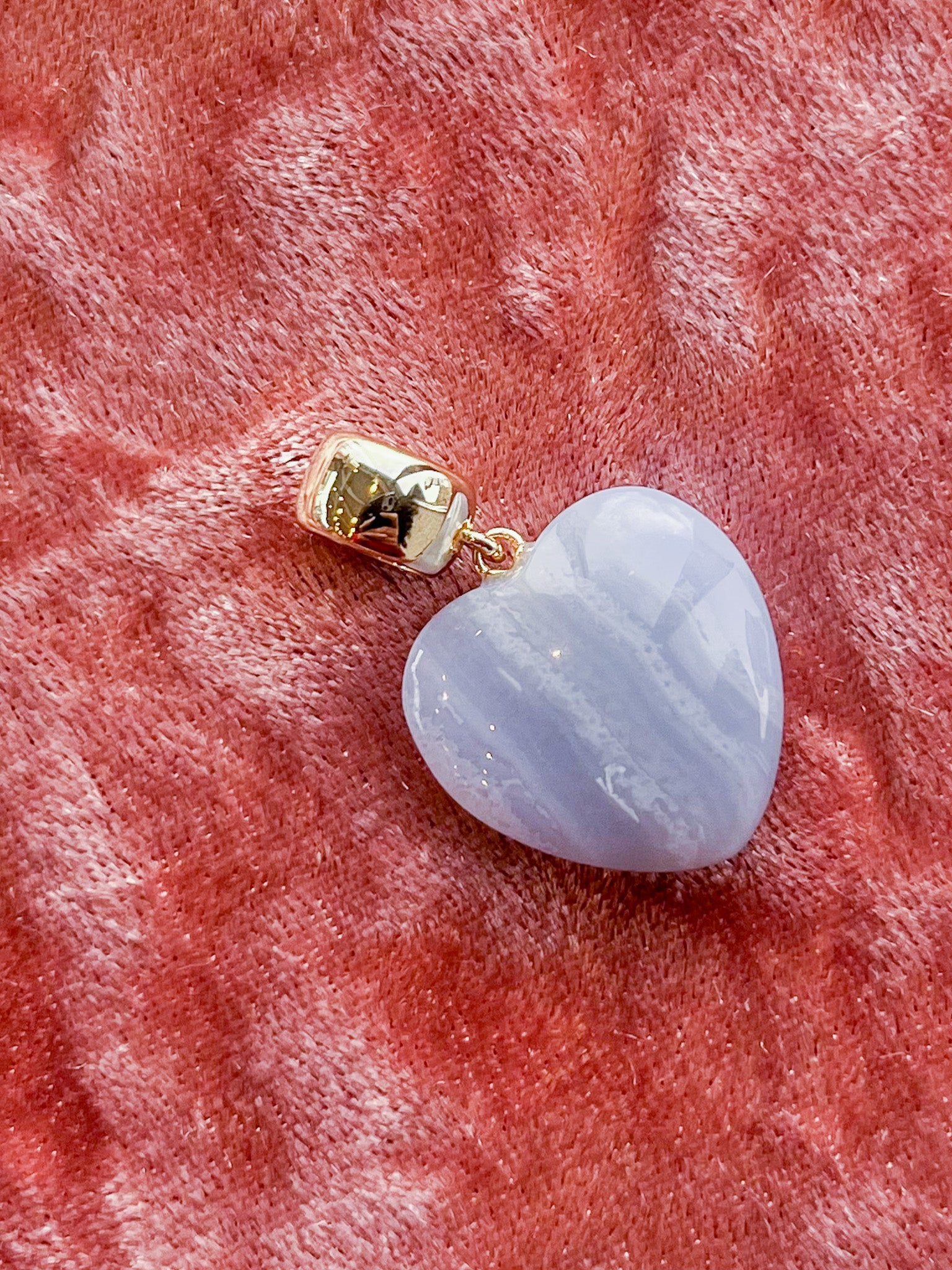 Gemma Blue Lace Bail Charm