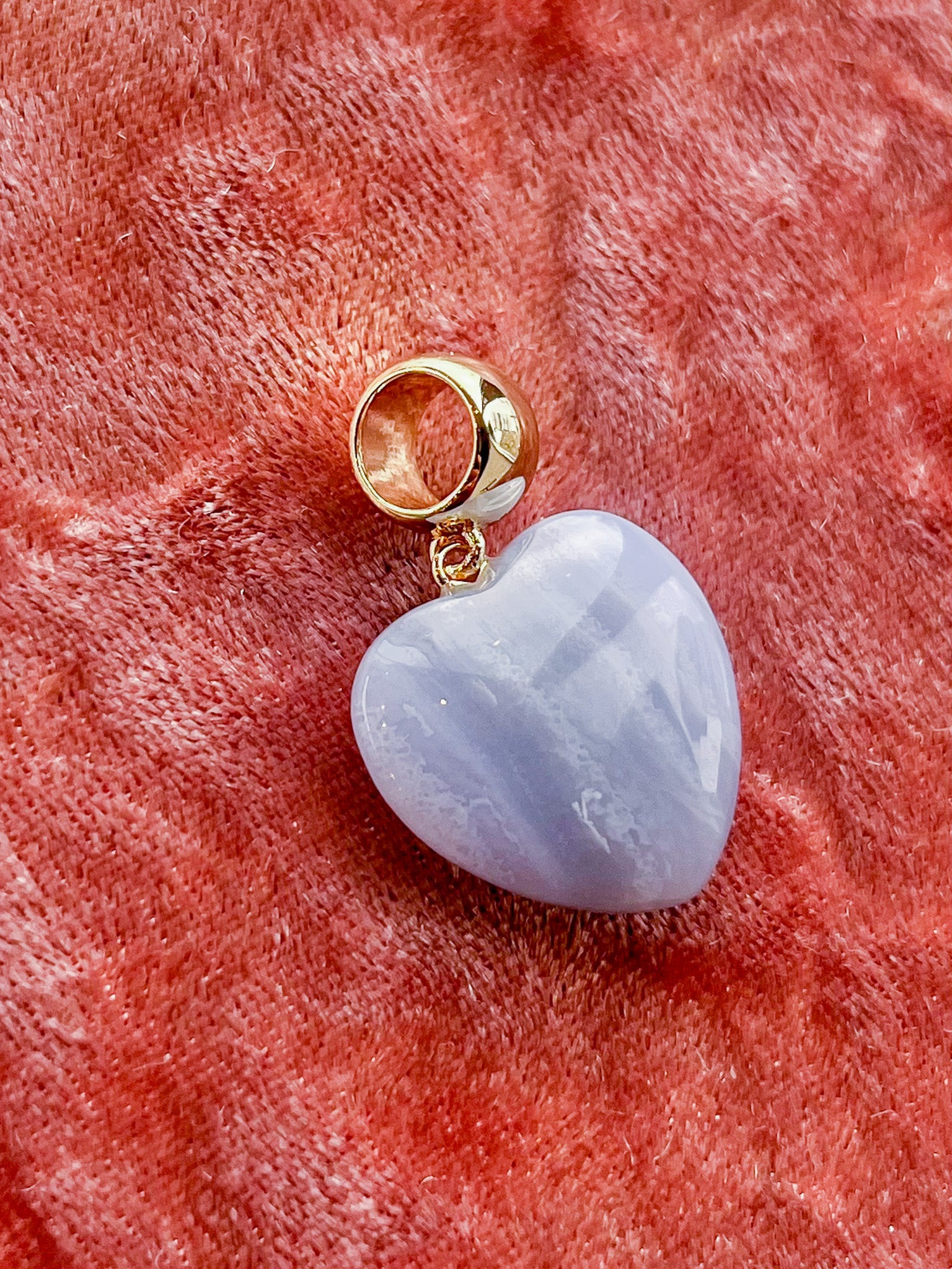 Gemma Blue Lace Bail Charm