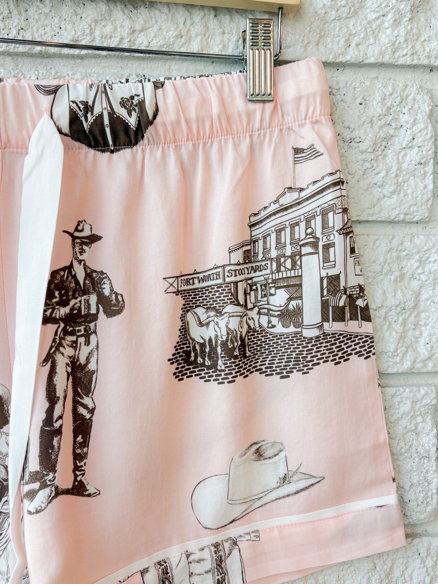 Texas Toile Pajama Shorts Set