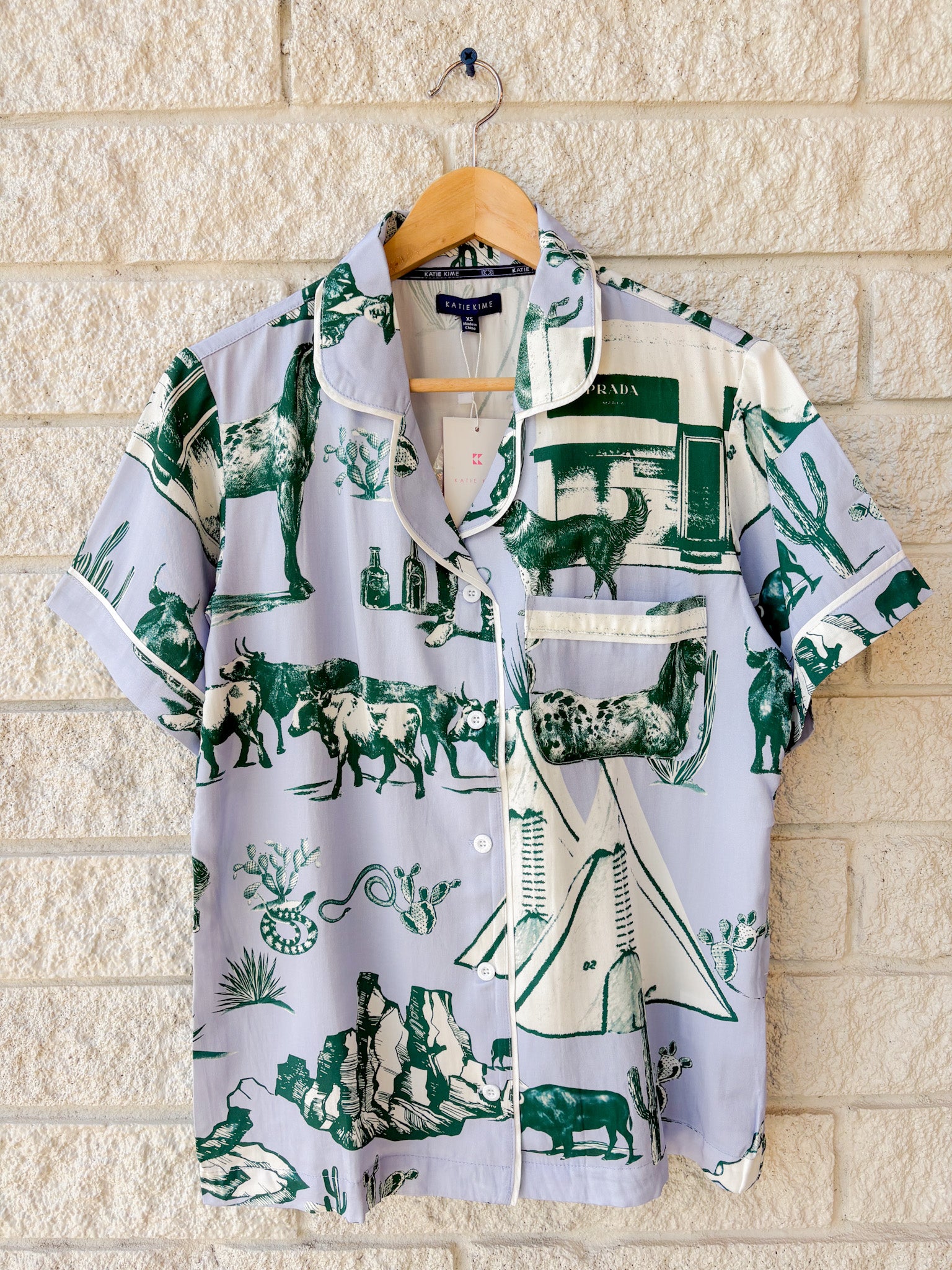 Marfa Toile Pajama Pants Set