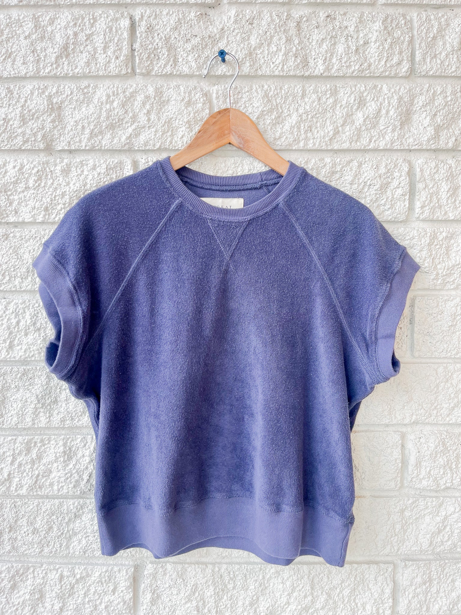 The Micro Terry Wedge Sweatshirt