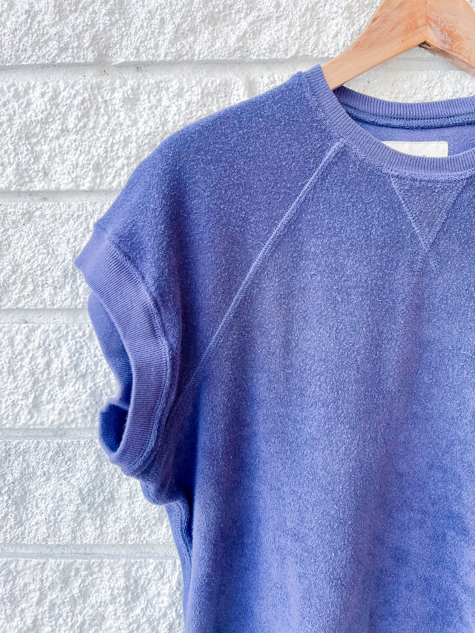 The Micro Terry Wedge Sweatshirt
