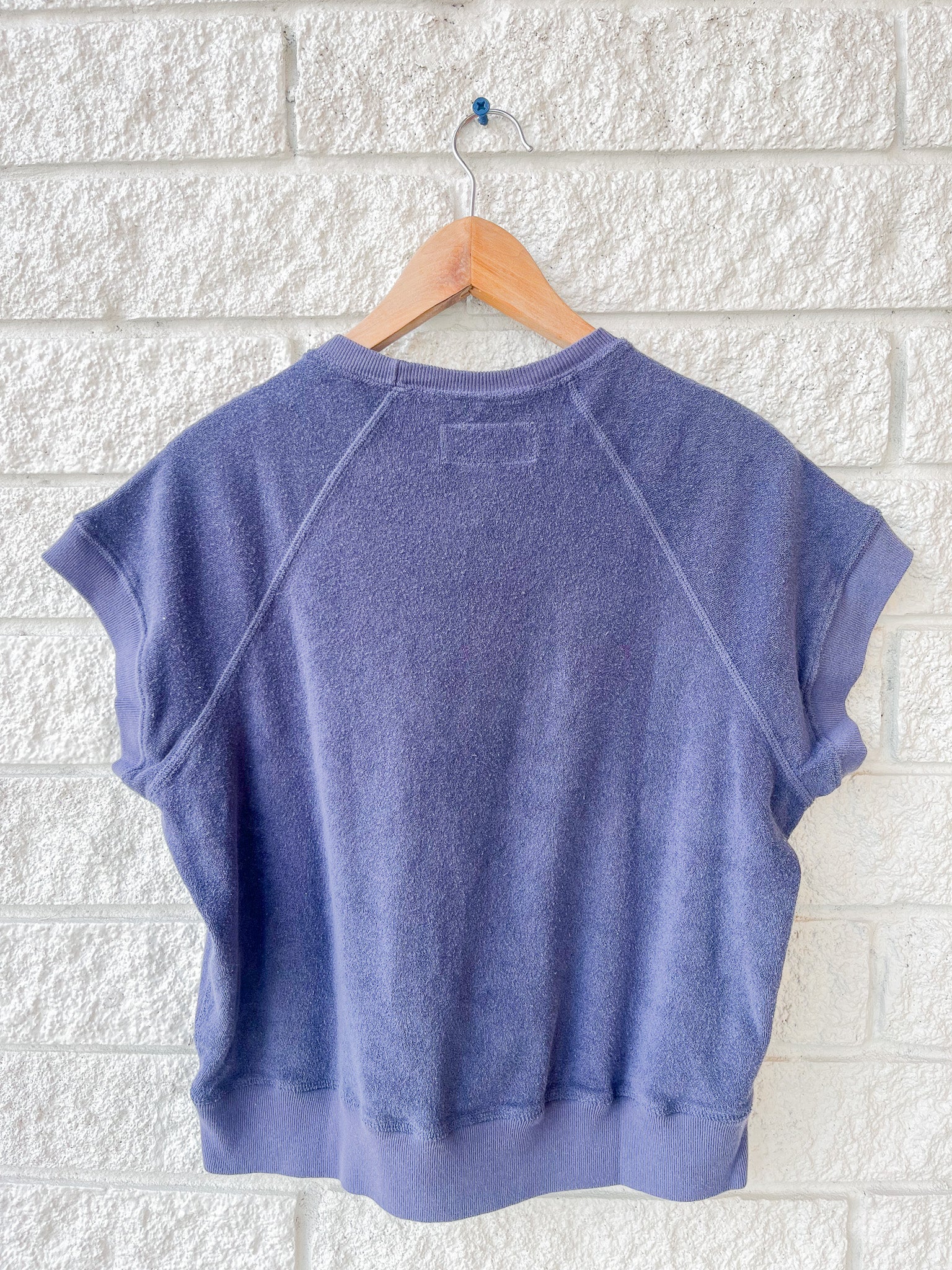 The Micro Terry Wedge Sweatshirt