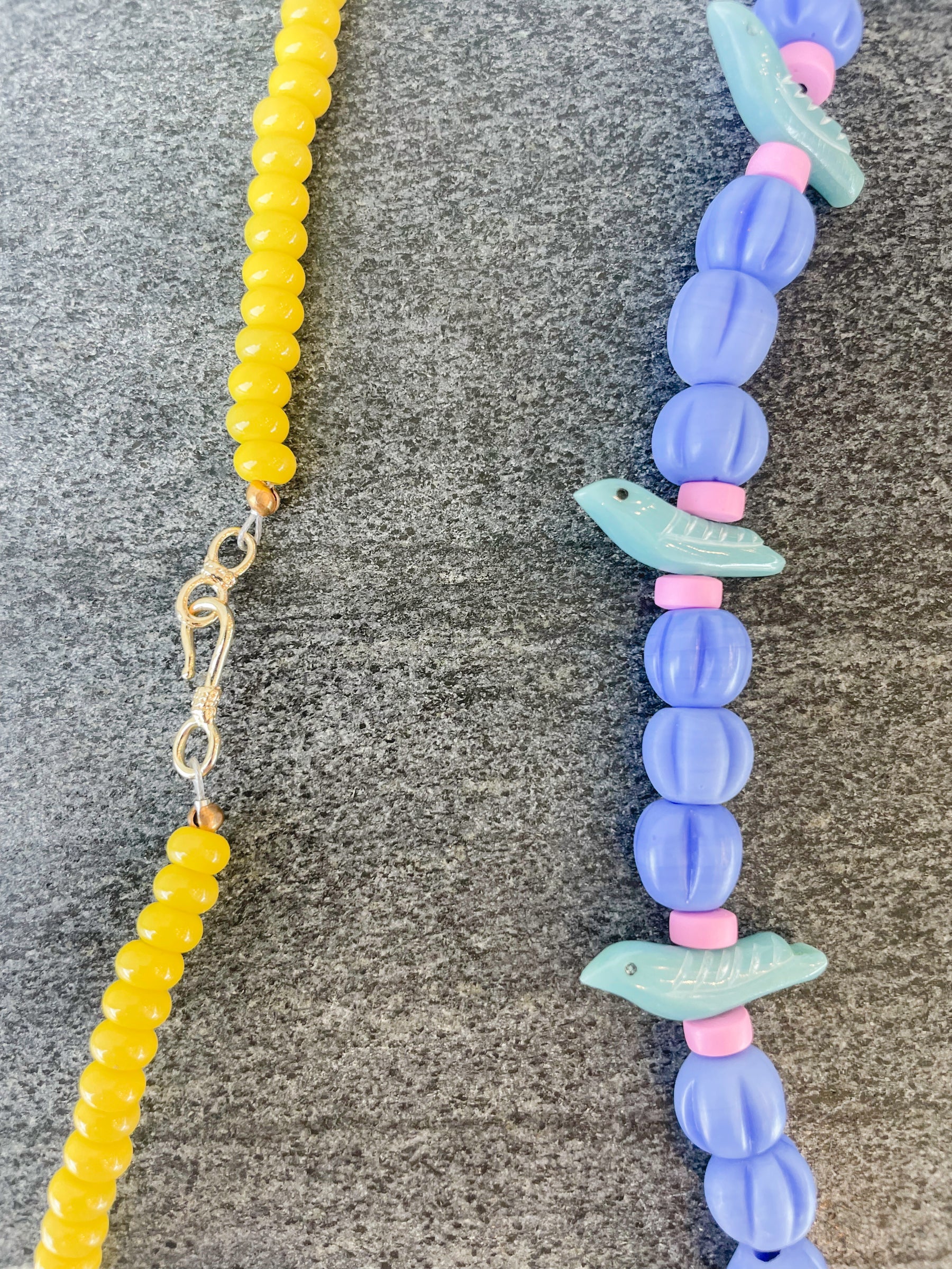 Long Turquoise Bird Necklace