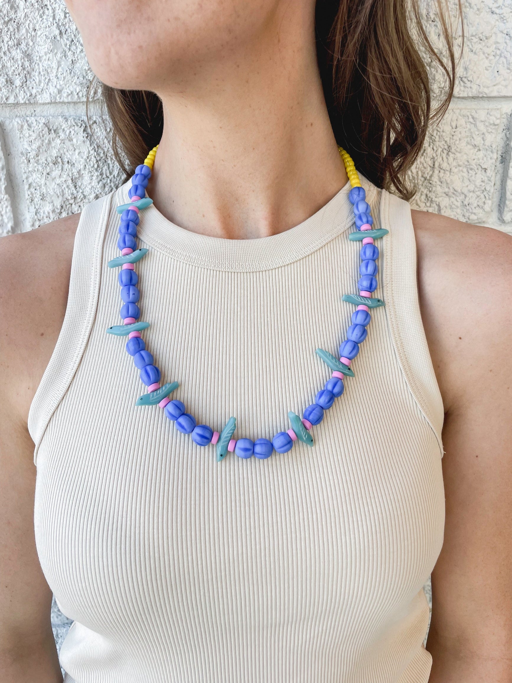 Long Turquoise Bird Necklace