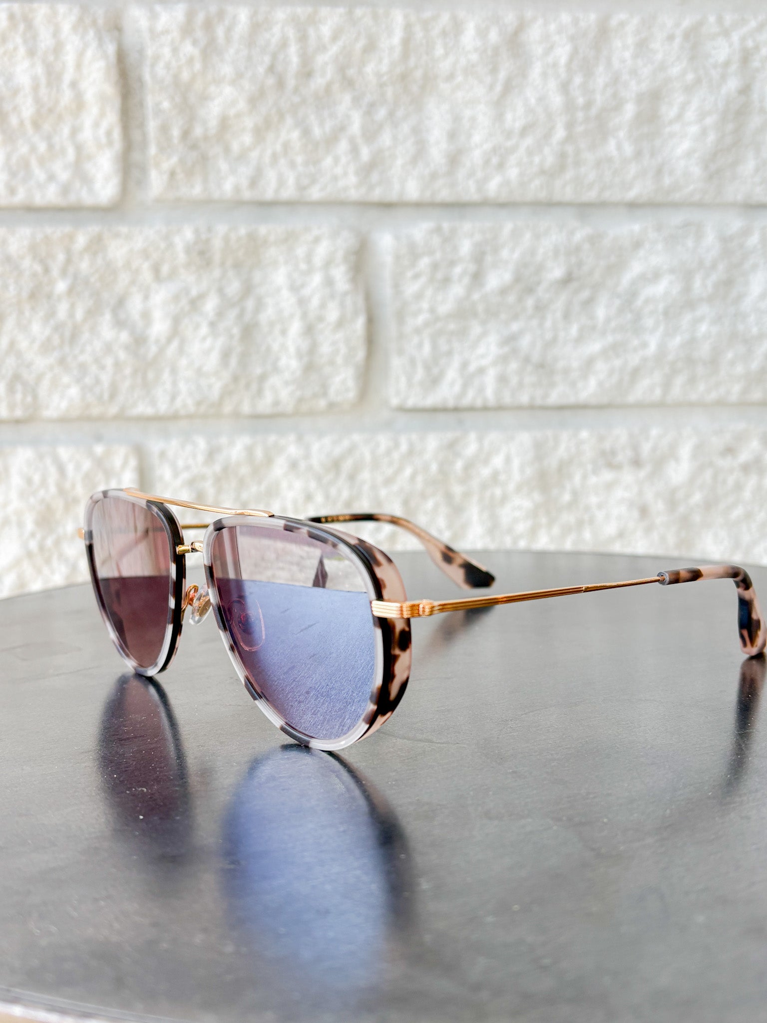 Coleman | 24k Matte Black + Matte Sunday Tortoise Mirrored