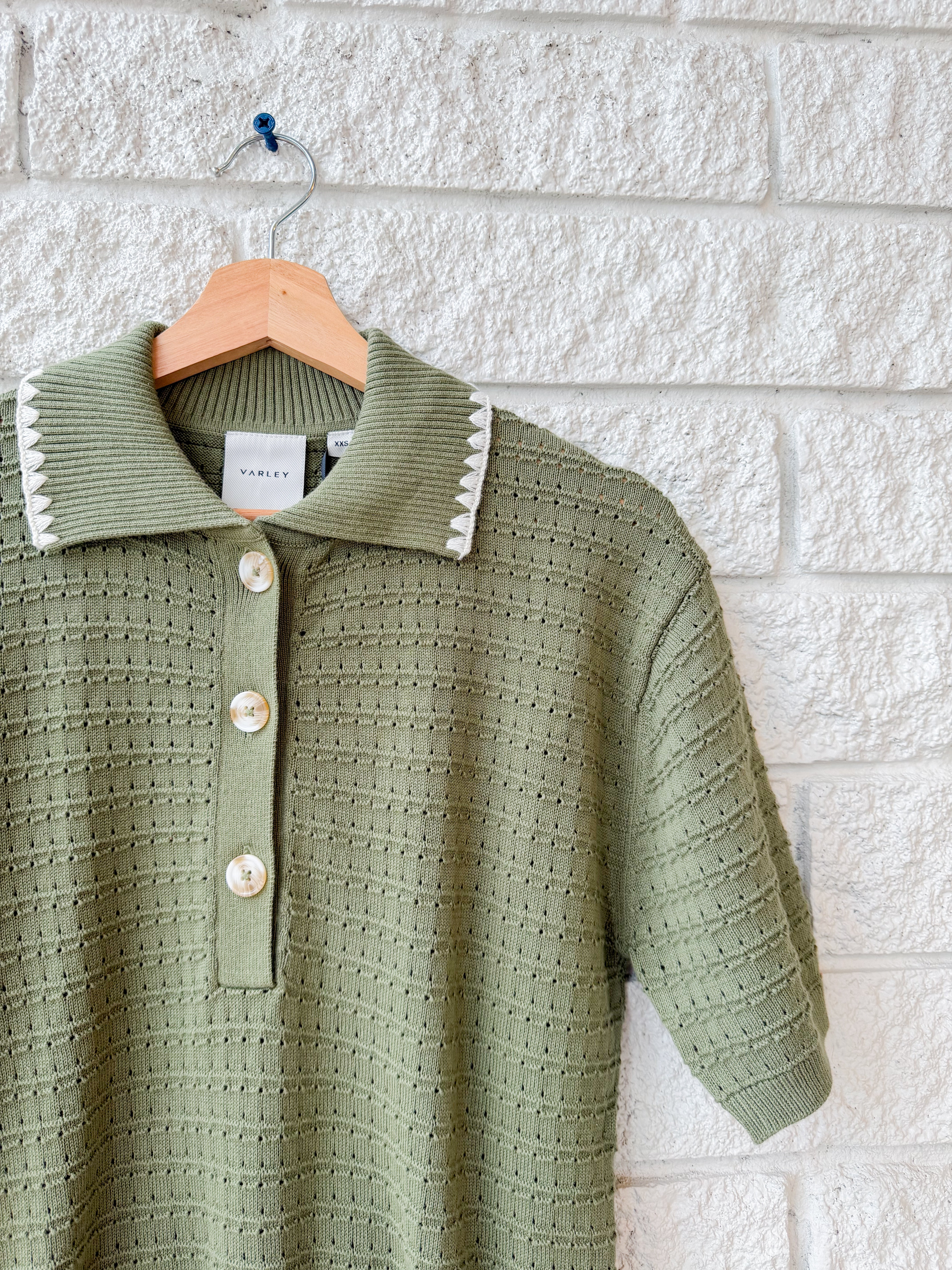 Guilia Polo Knit Top