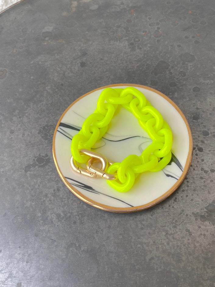 Resin Link Bracelet