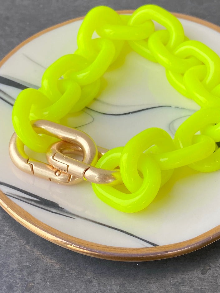 Resin Link Bracelet