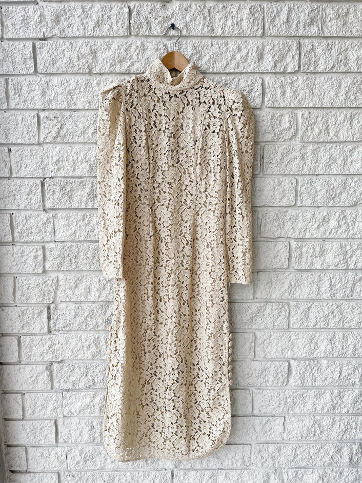 Sensory Lace Midi Dress