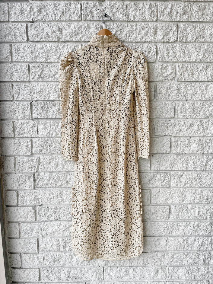 Sensory Lace Midi Dress