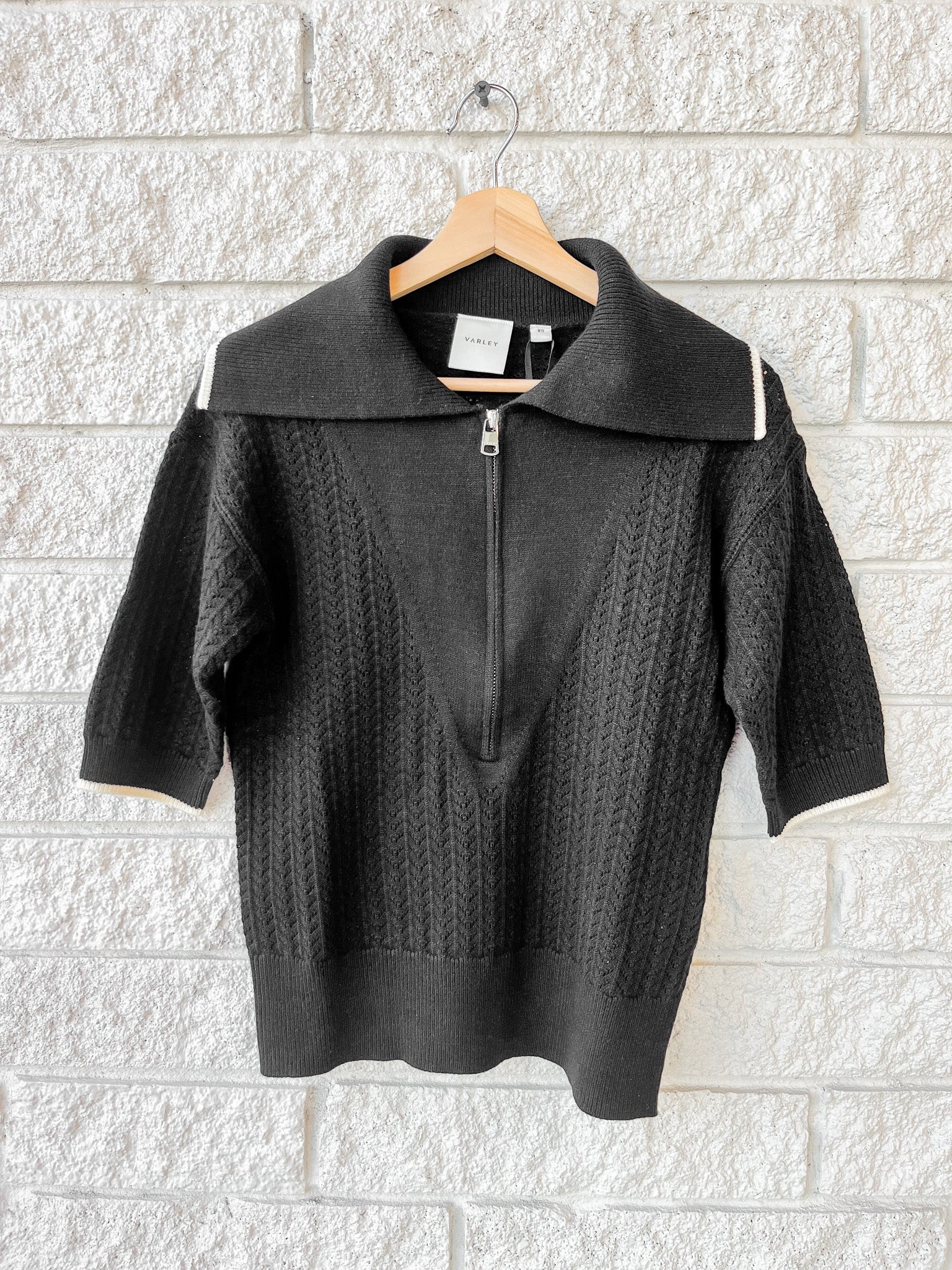 Arney Half Zip Knit Polo