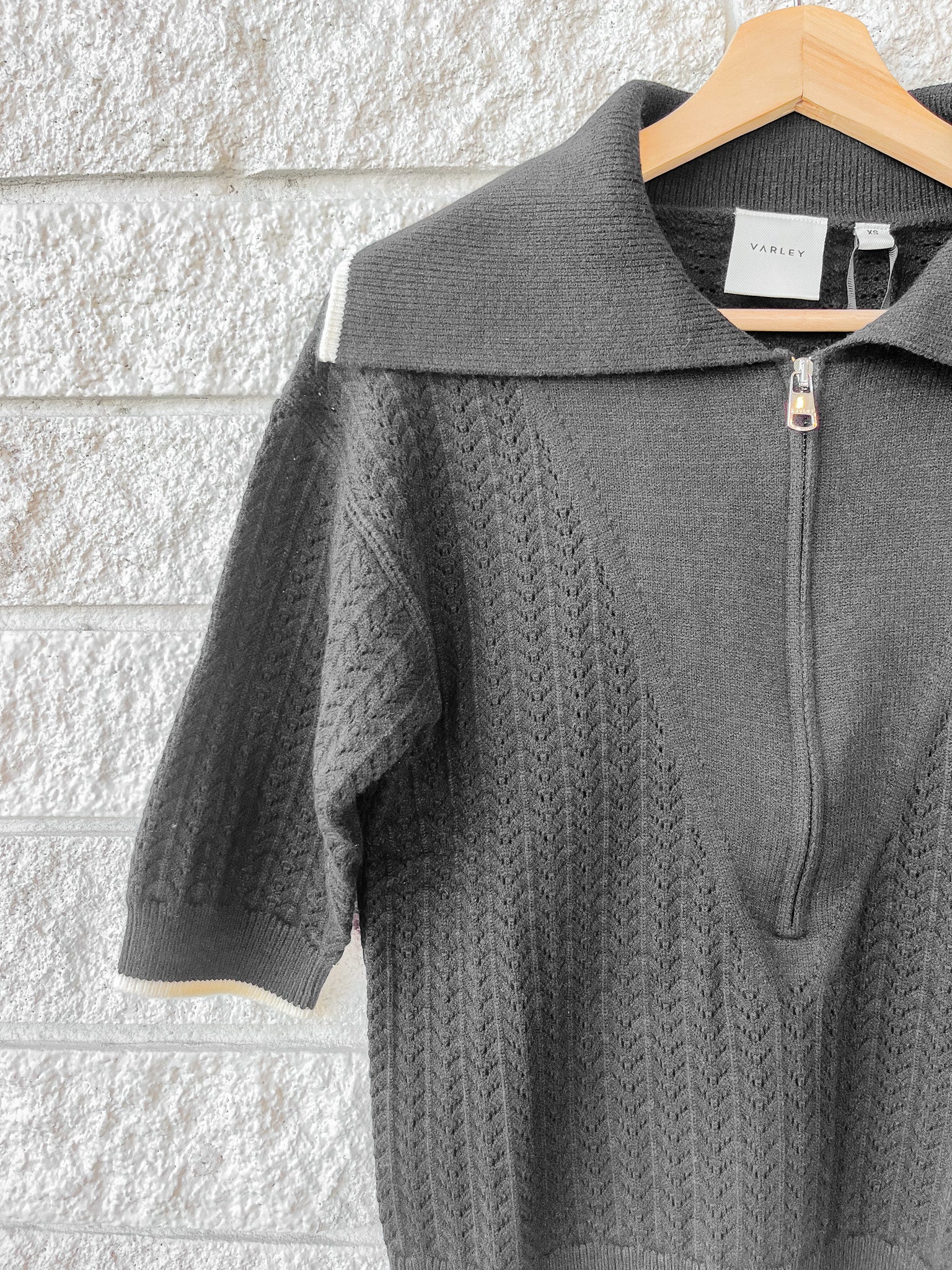 Arney Half Zip Knit Polo