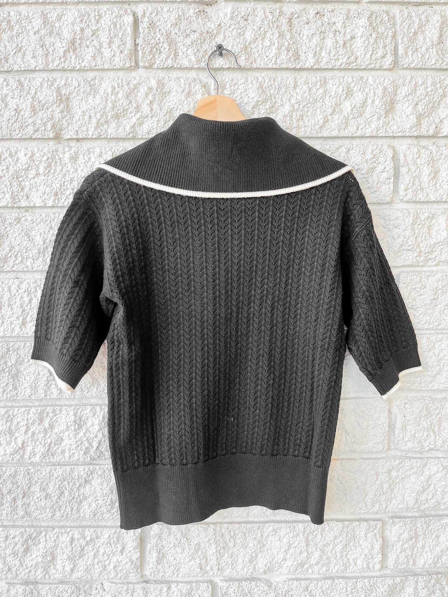 Arney Half Zip Knit Polo