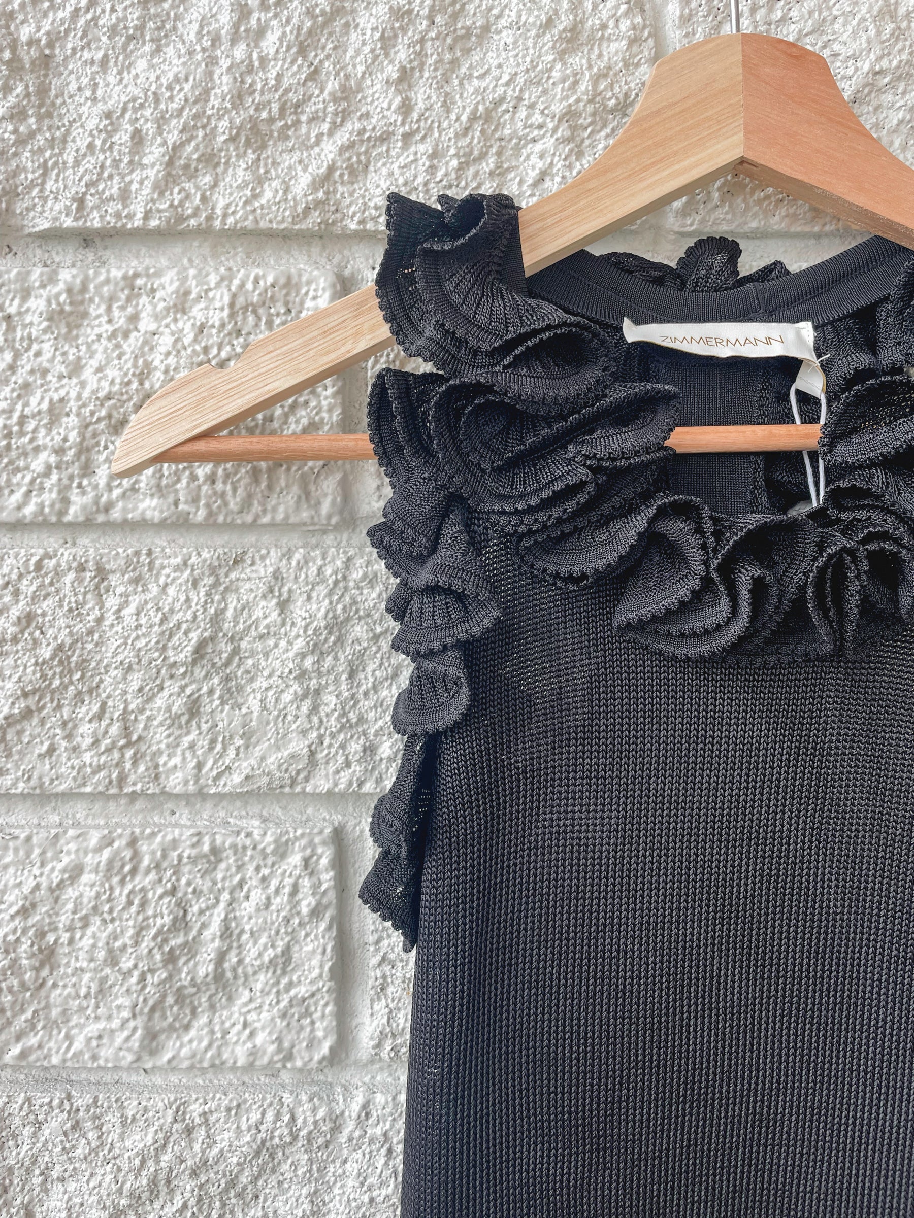 Matchmaker Ruffle Neck Midi