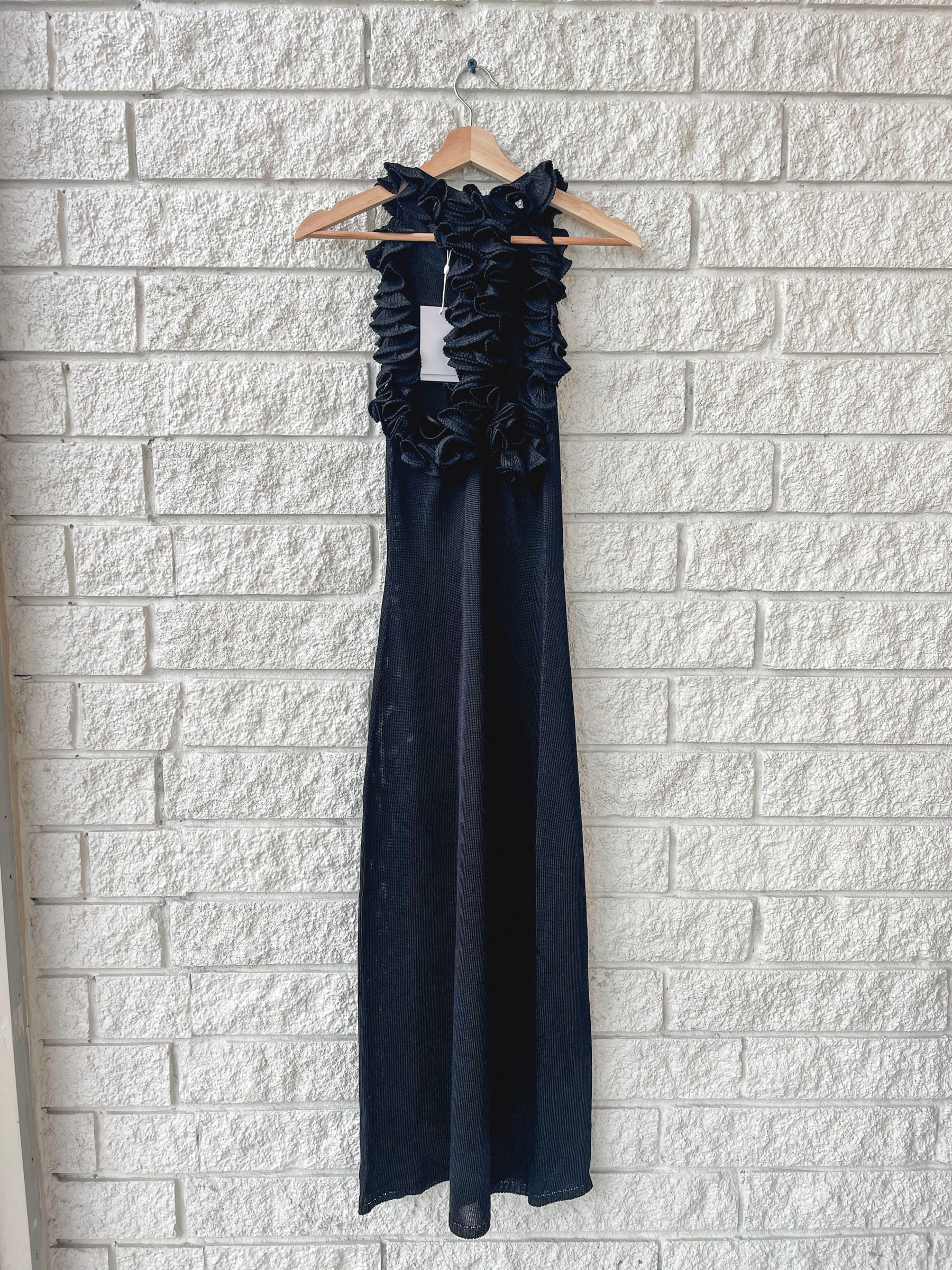 Matchmaker Ruffle Neck Midi