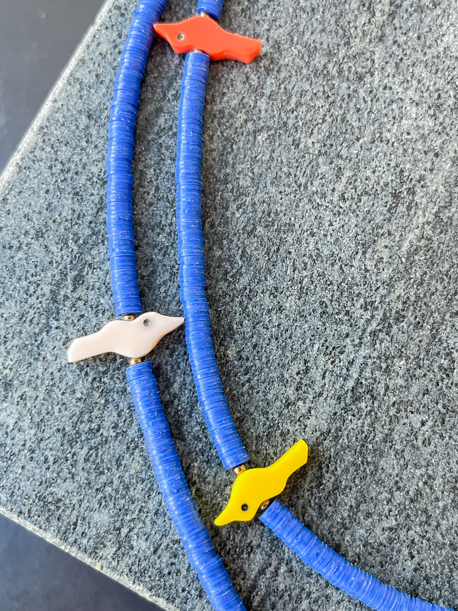 Vintage Fetish Birds - Dark Blue