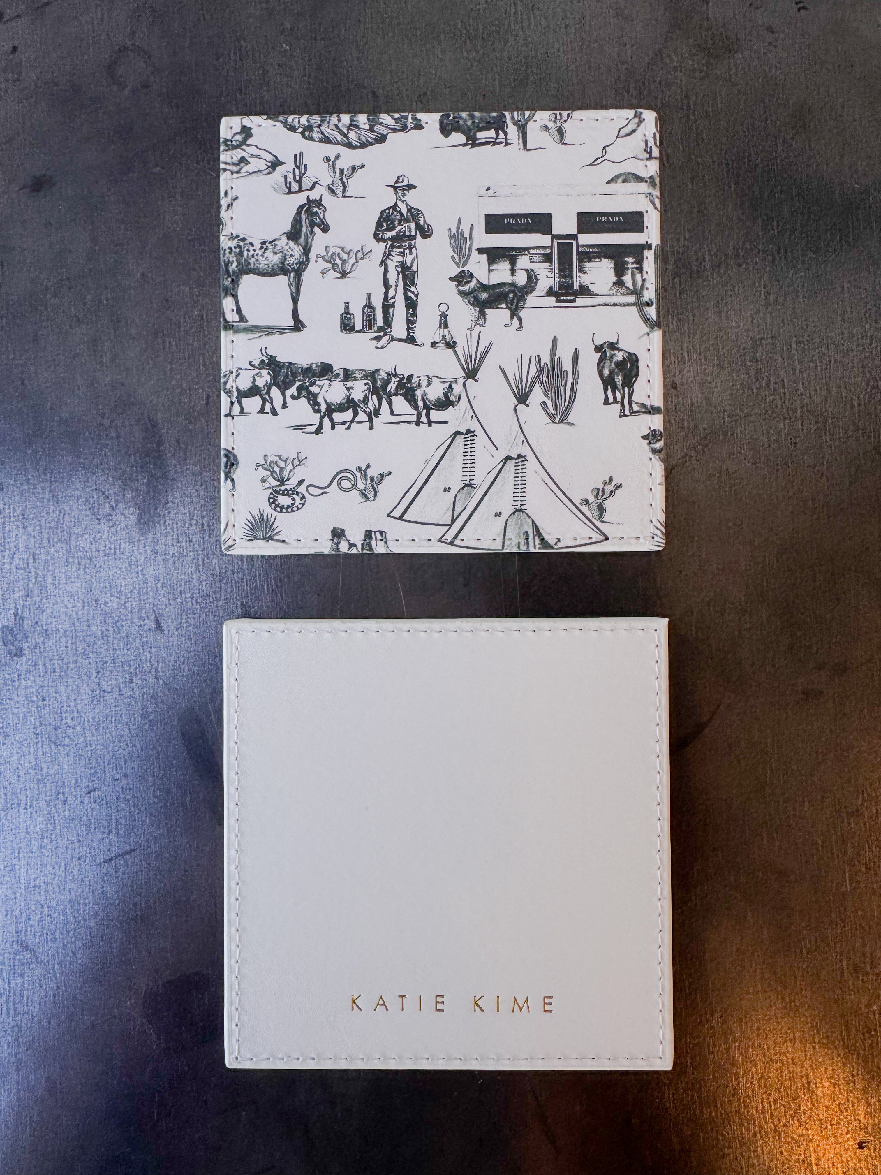 Marfa Toile Coaster Set