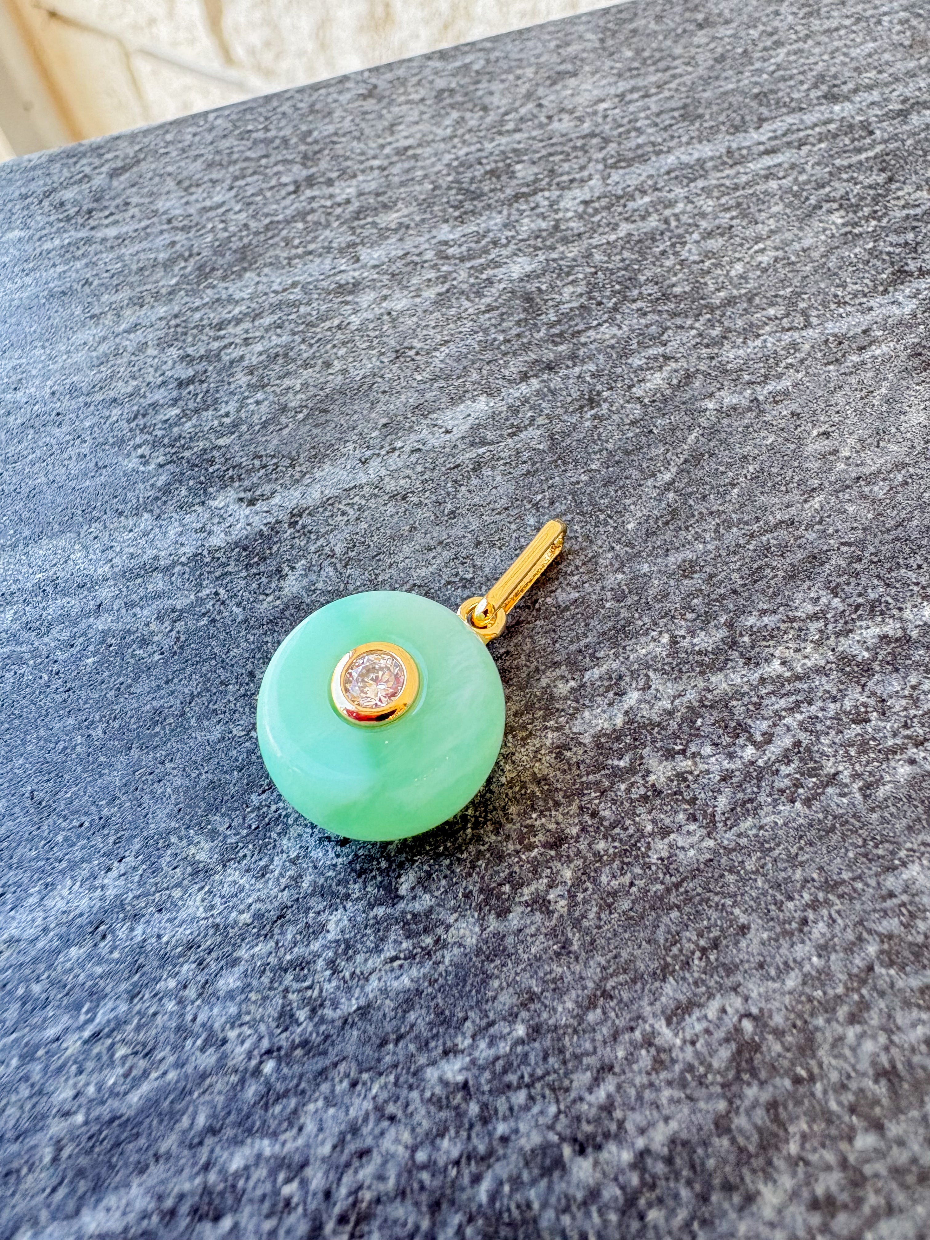 Bon Bon Chrysoprase Charm