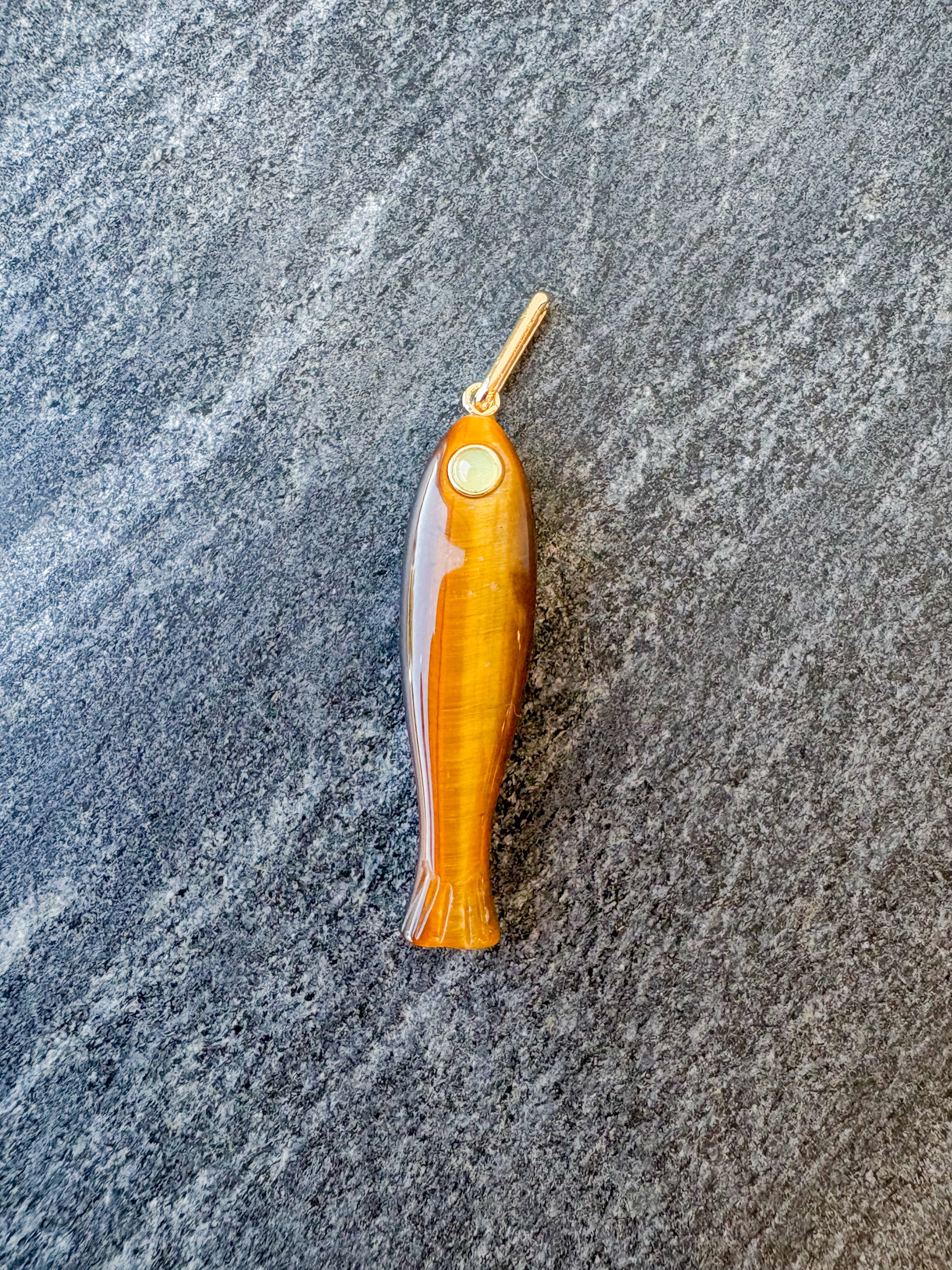 Fortuna Tigers Eye Charm