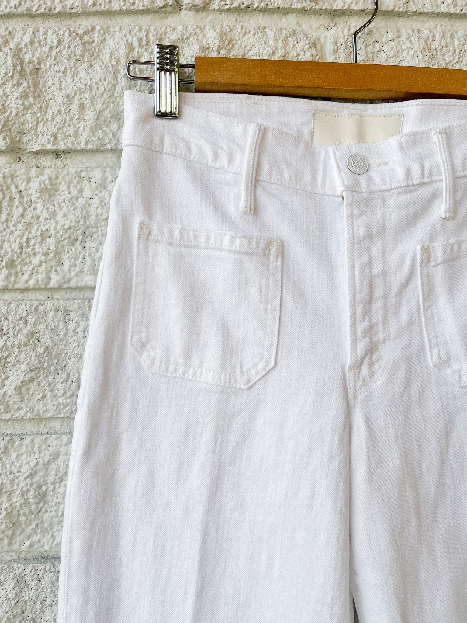 Patch Pocket Mid Rise Maven Ankle