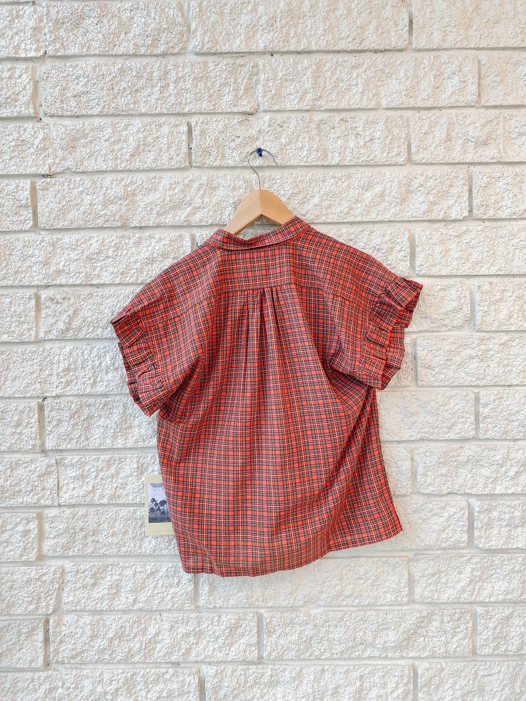 Marianne "B" Ruffle Sleeve Shirt