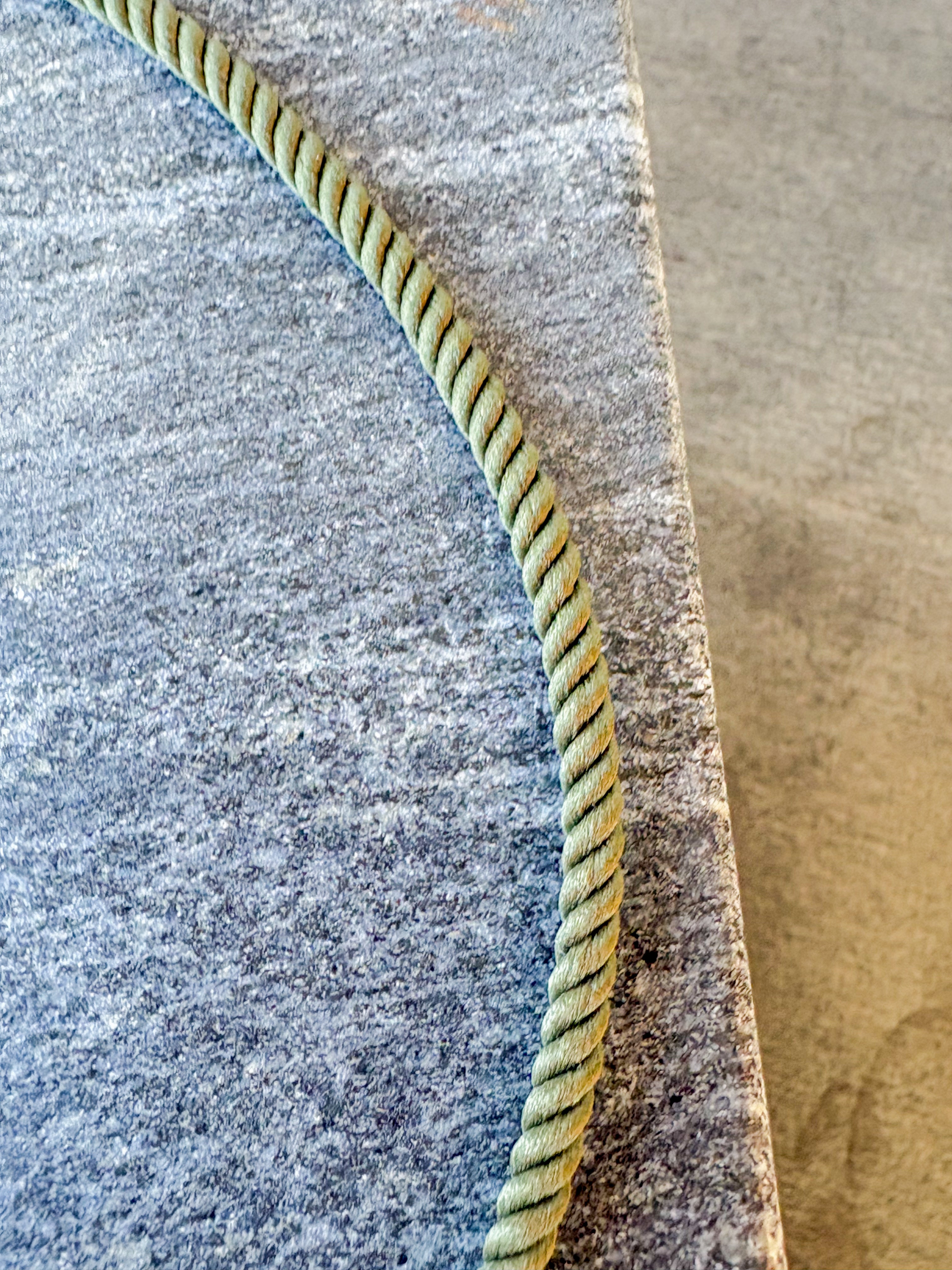 Coco Moss Silk Cord Necklace