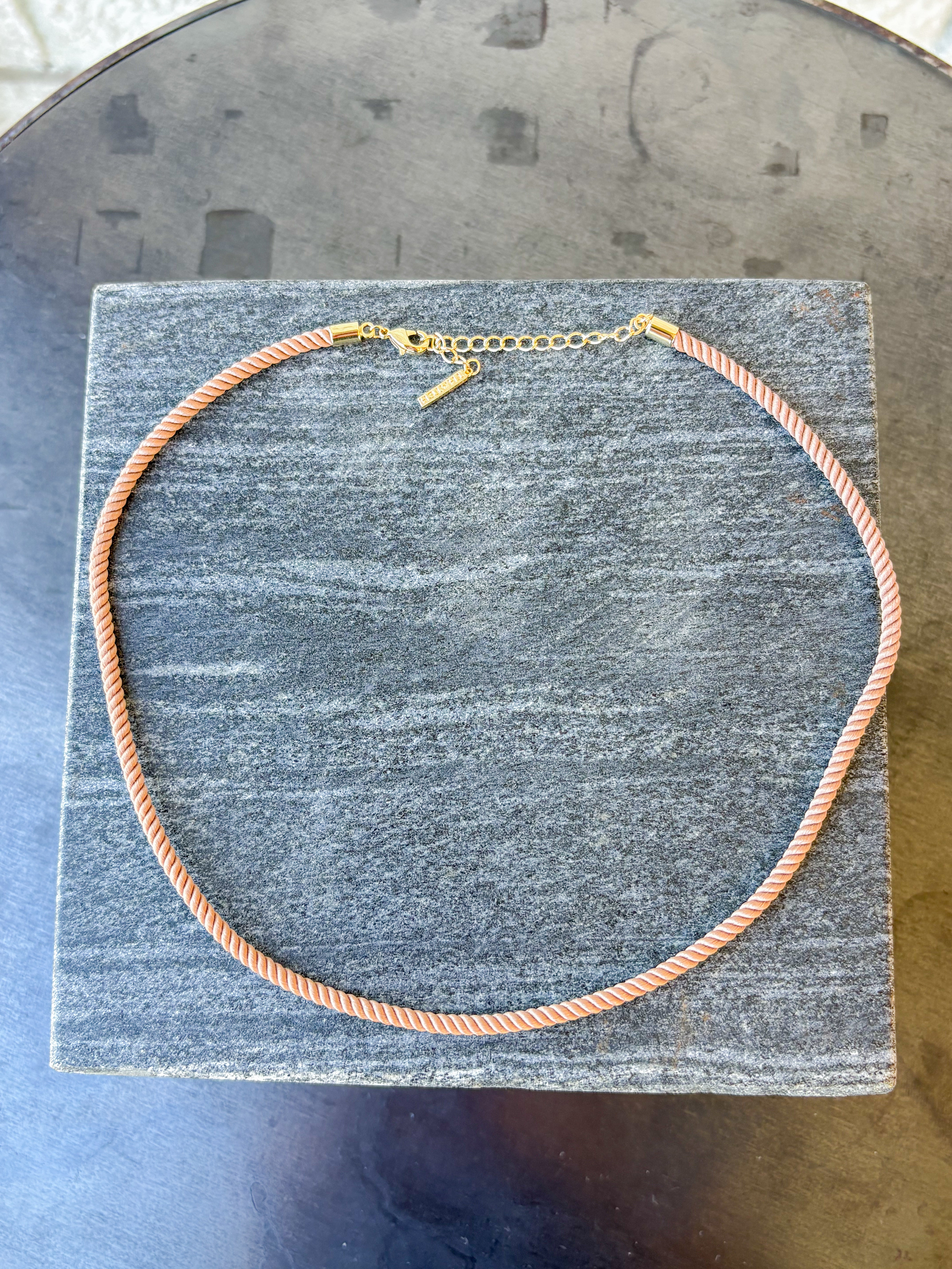 Coco Sand Silk Cord Necklace