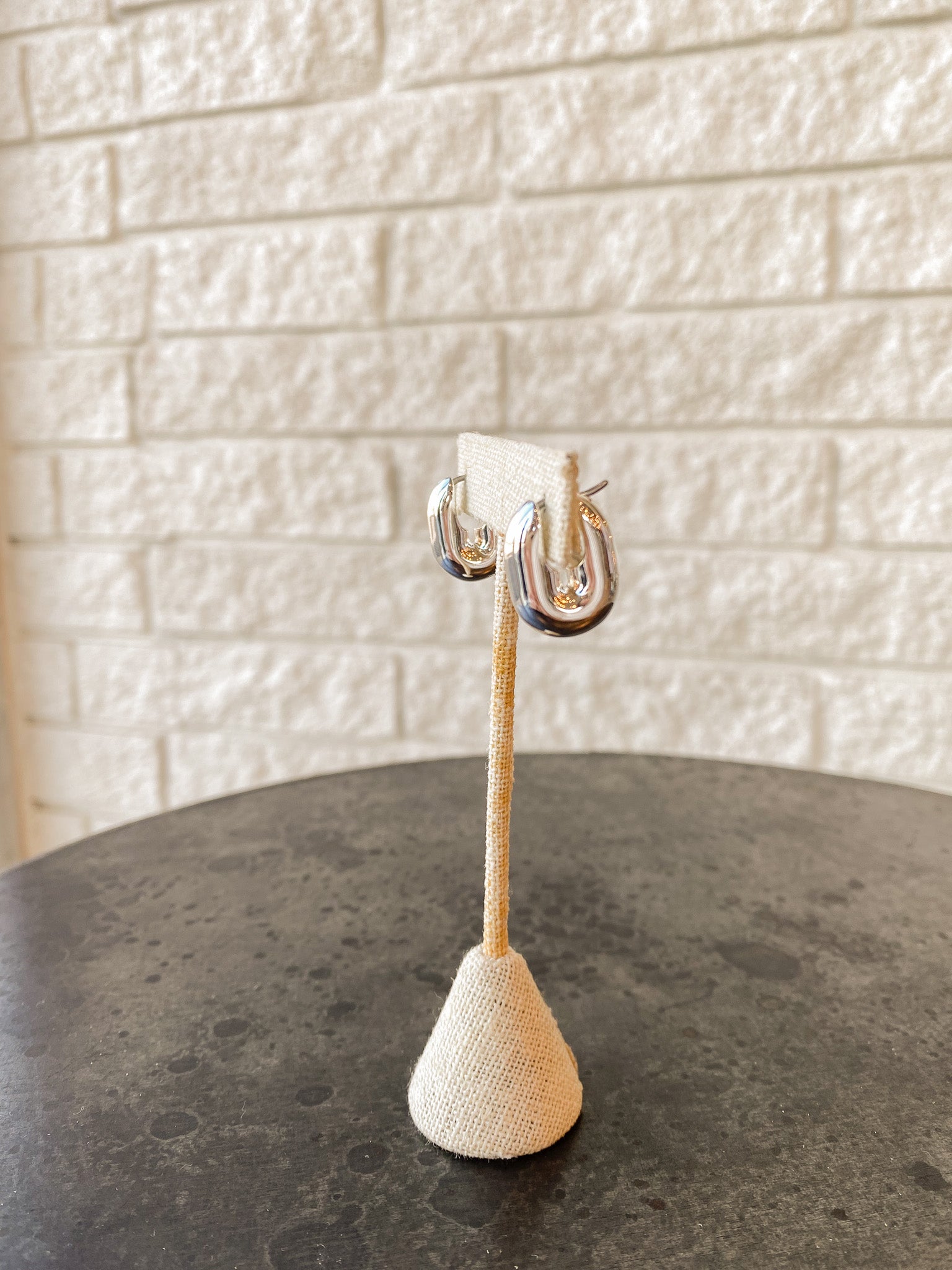 Puffy U-Link Earrings