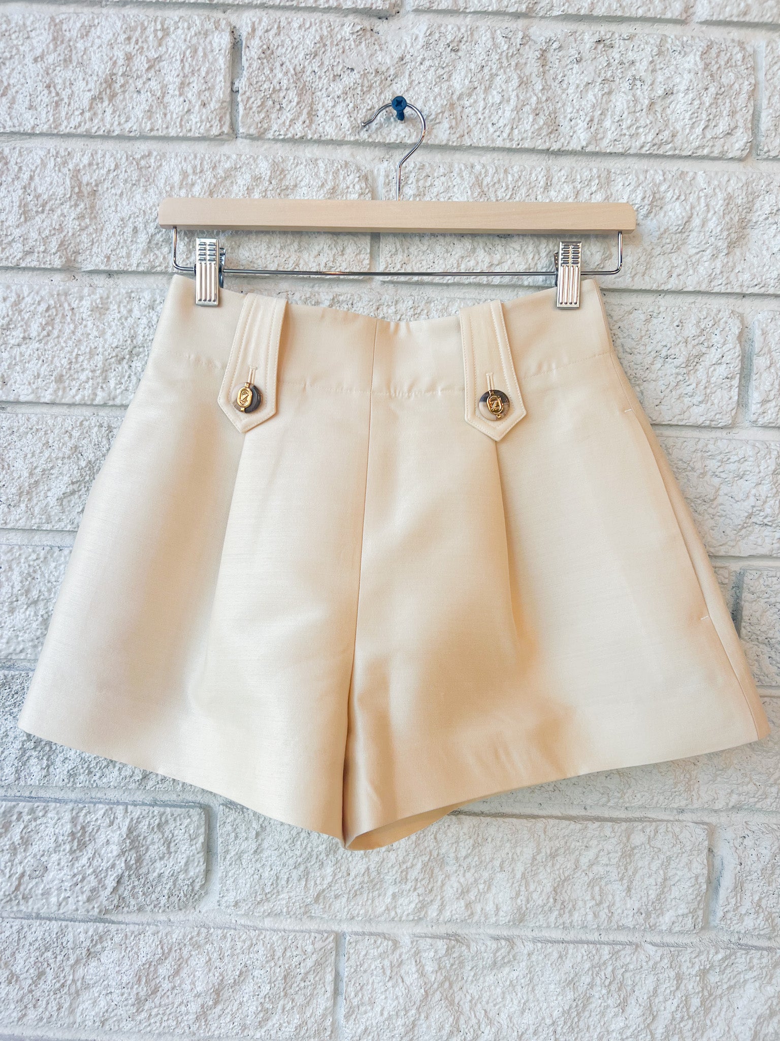 Luna Wool Silk Tailored Short