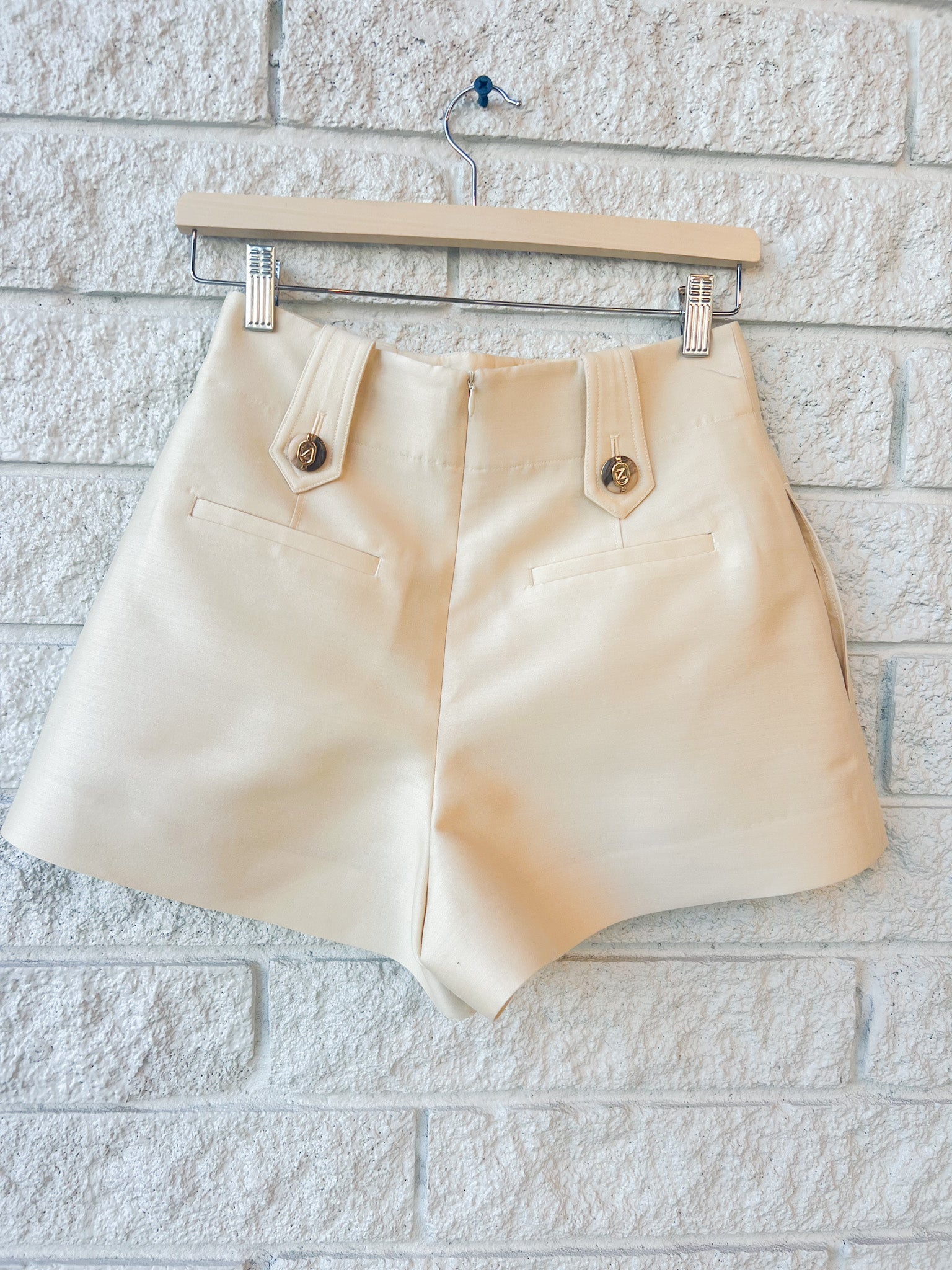 Luna Wool Silk Tailored Short