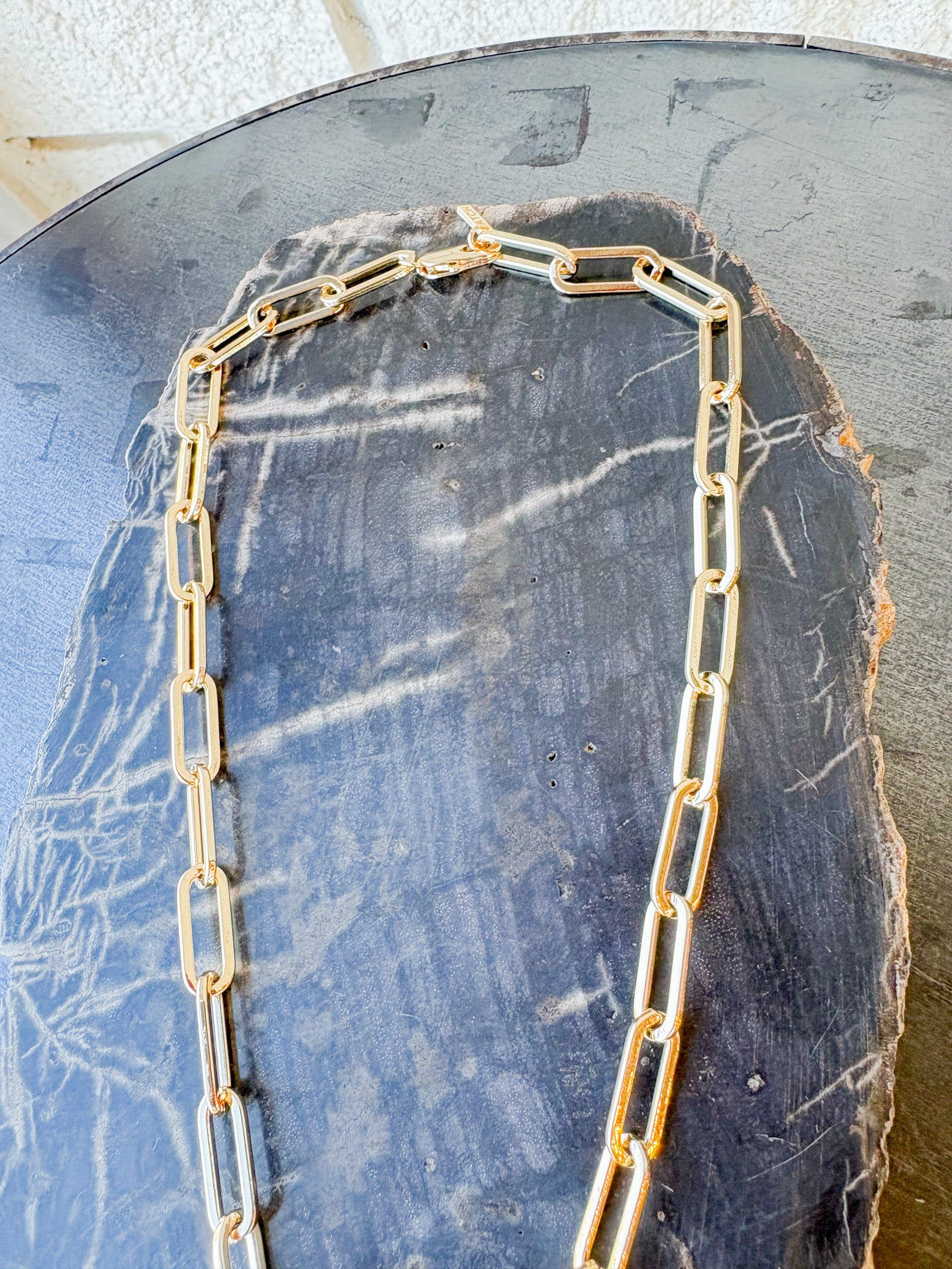 Malene Lapis Clip Necklace