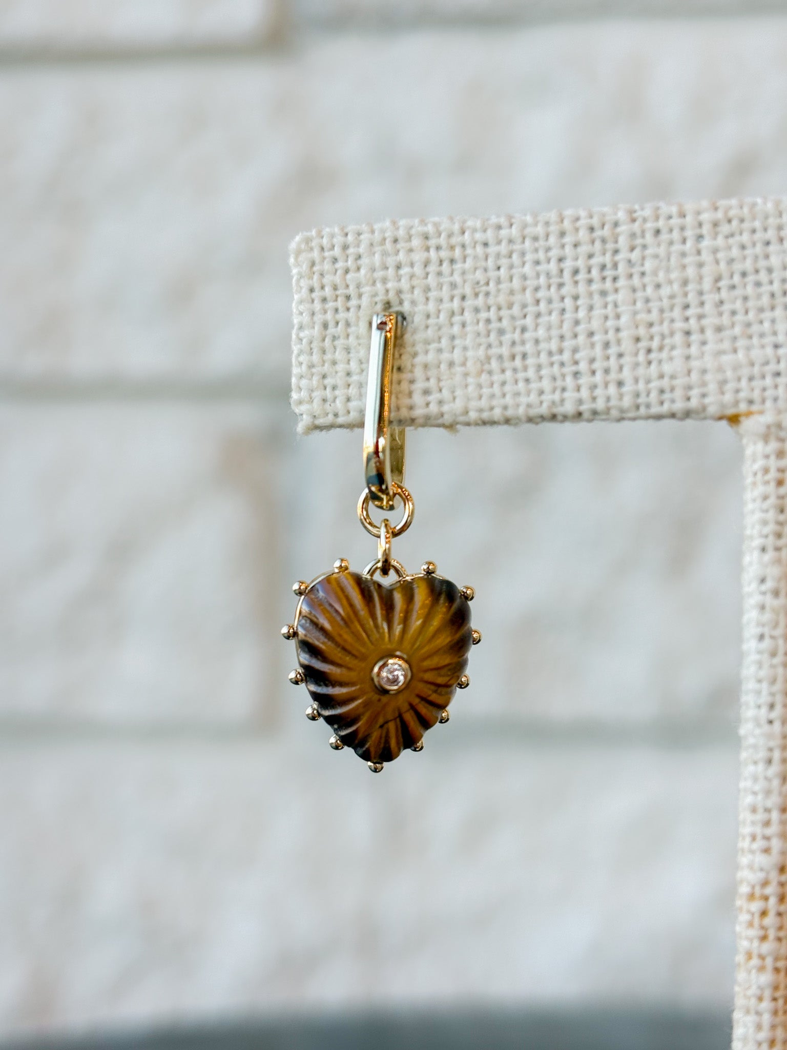 Isabel Tigers Eye Earrings