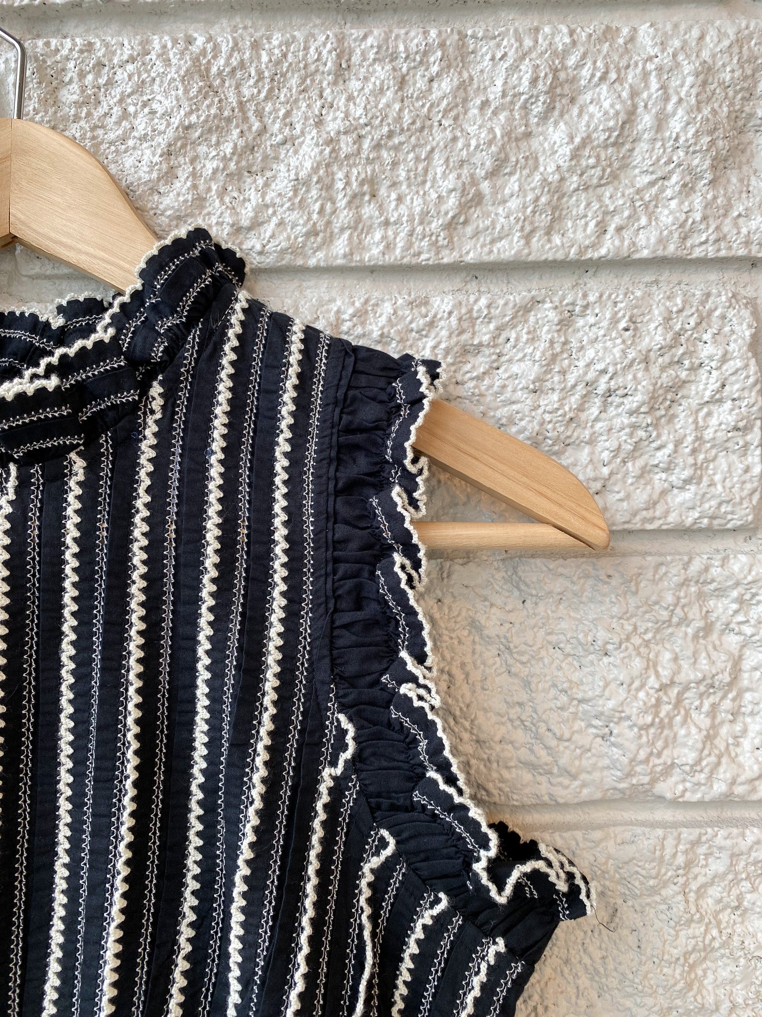 Mable Cambric Slvless Pleated Dress