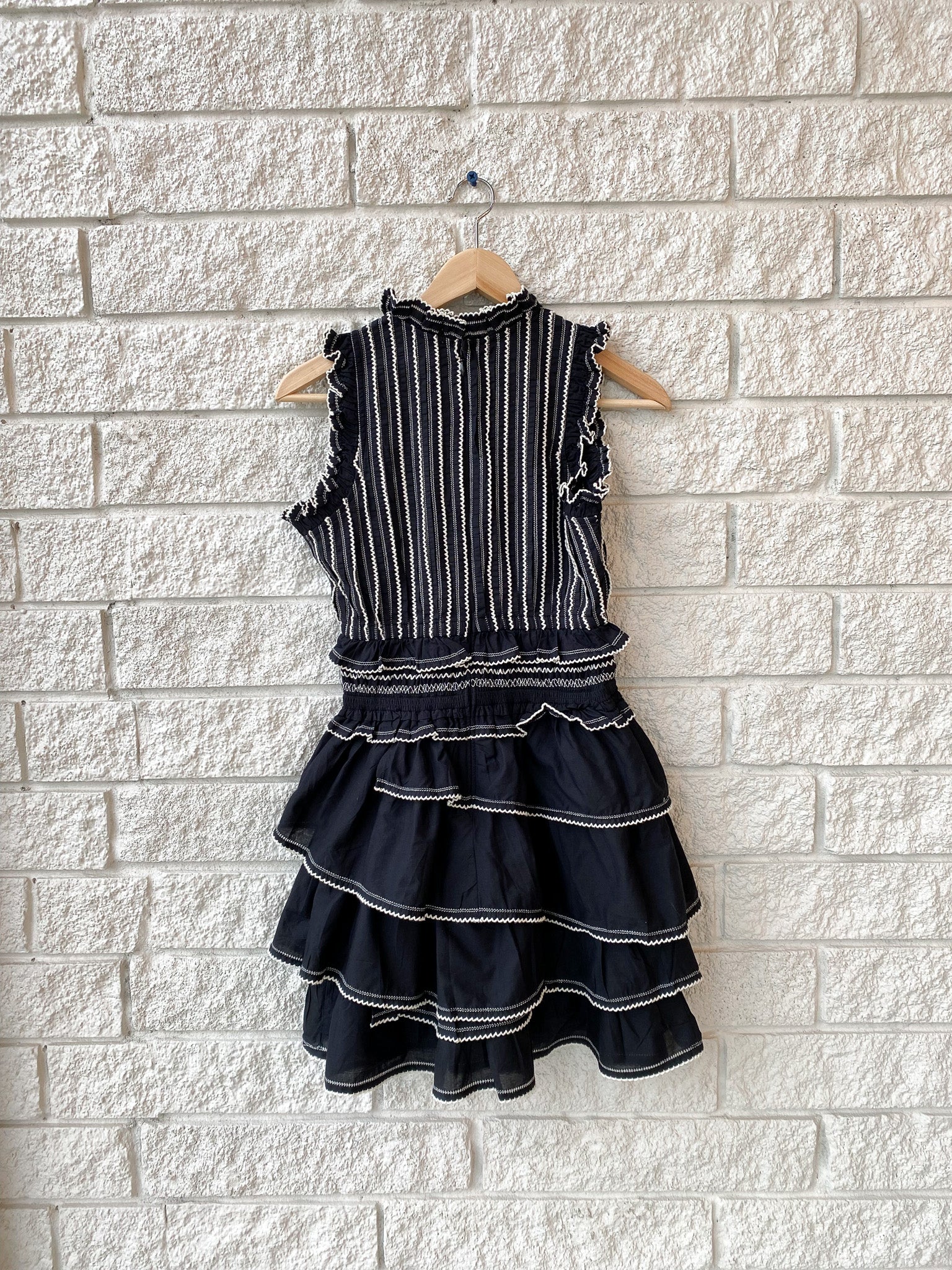 Mable Cambric Slvless Pleated Dress