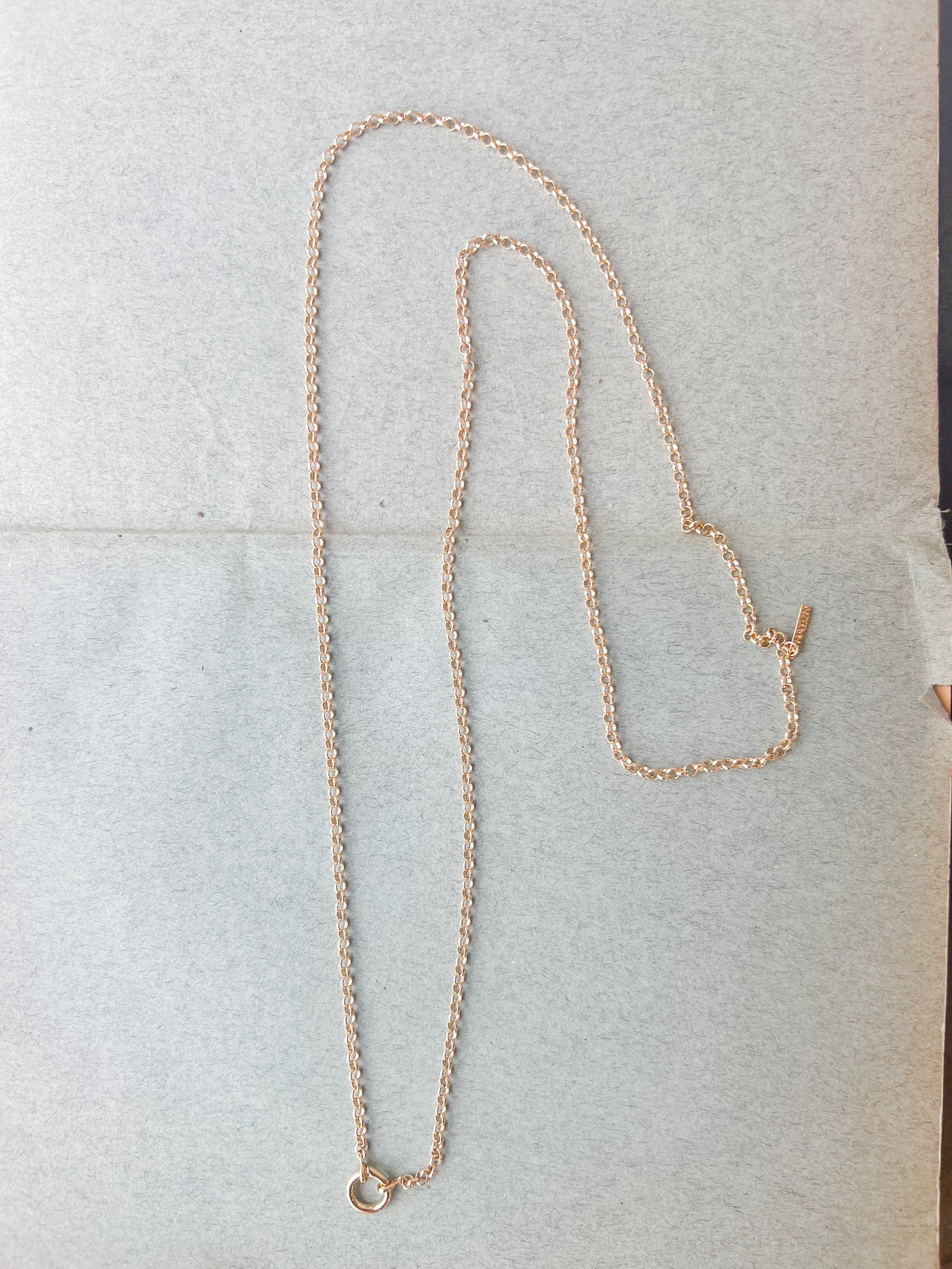 Vienna Rolo Charm Necklace 32"