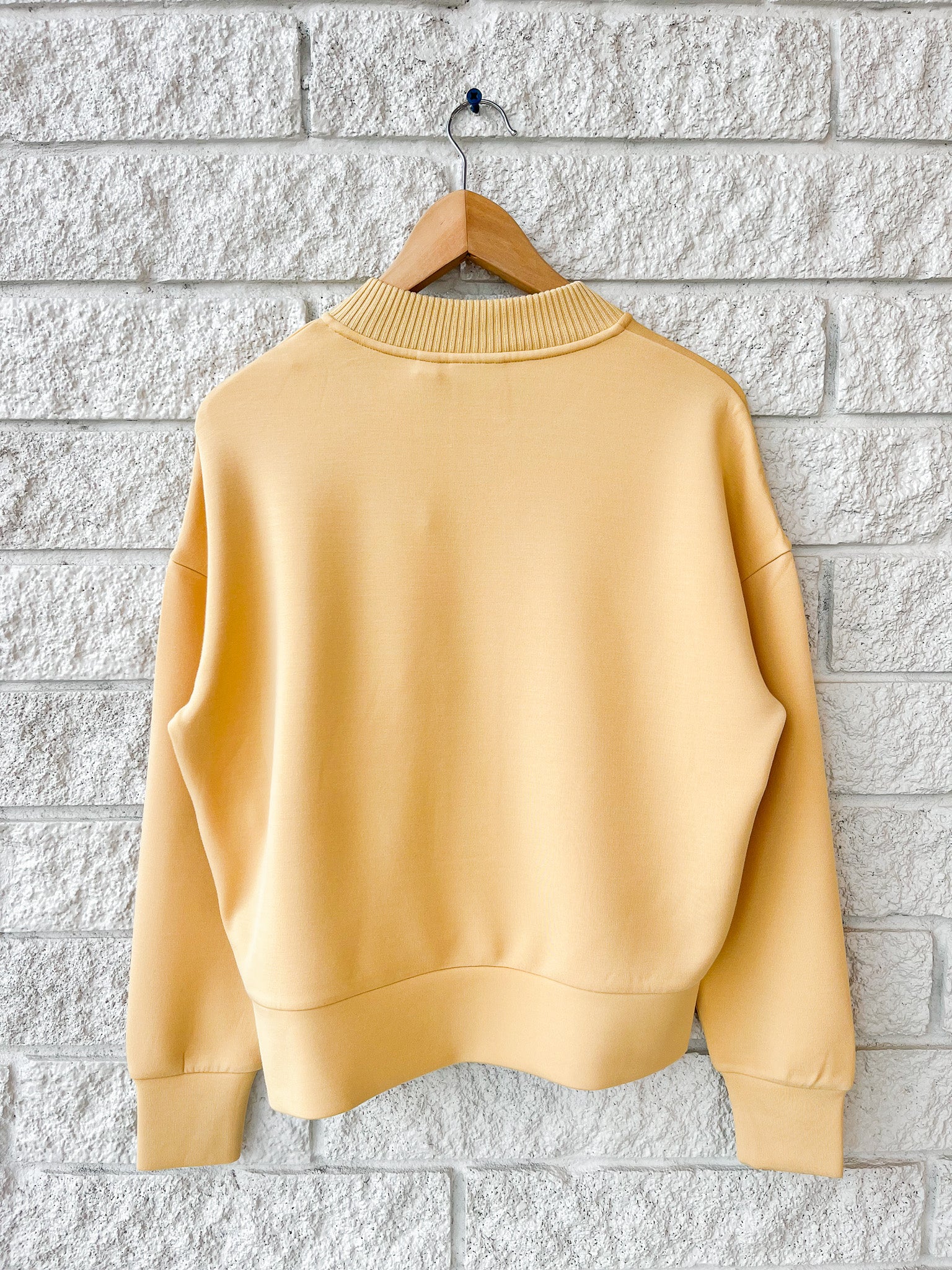 Reena Button Front Sweat