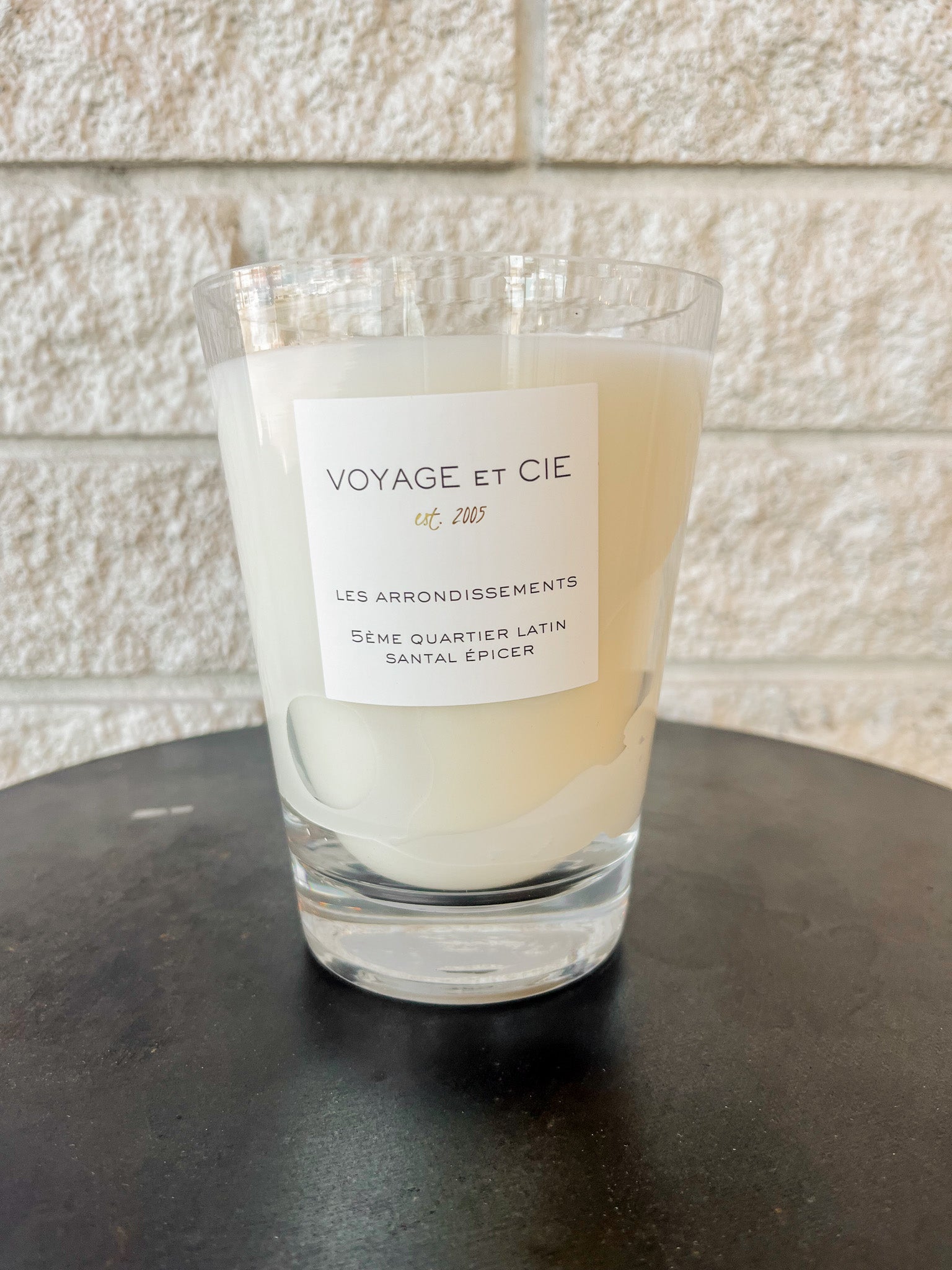 6" French Cut Vase Candle