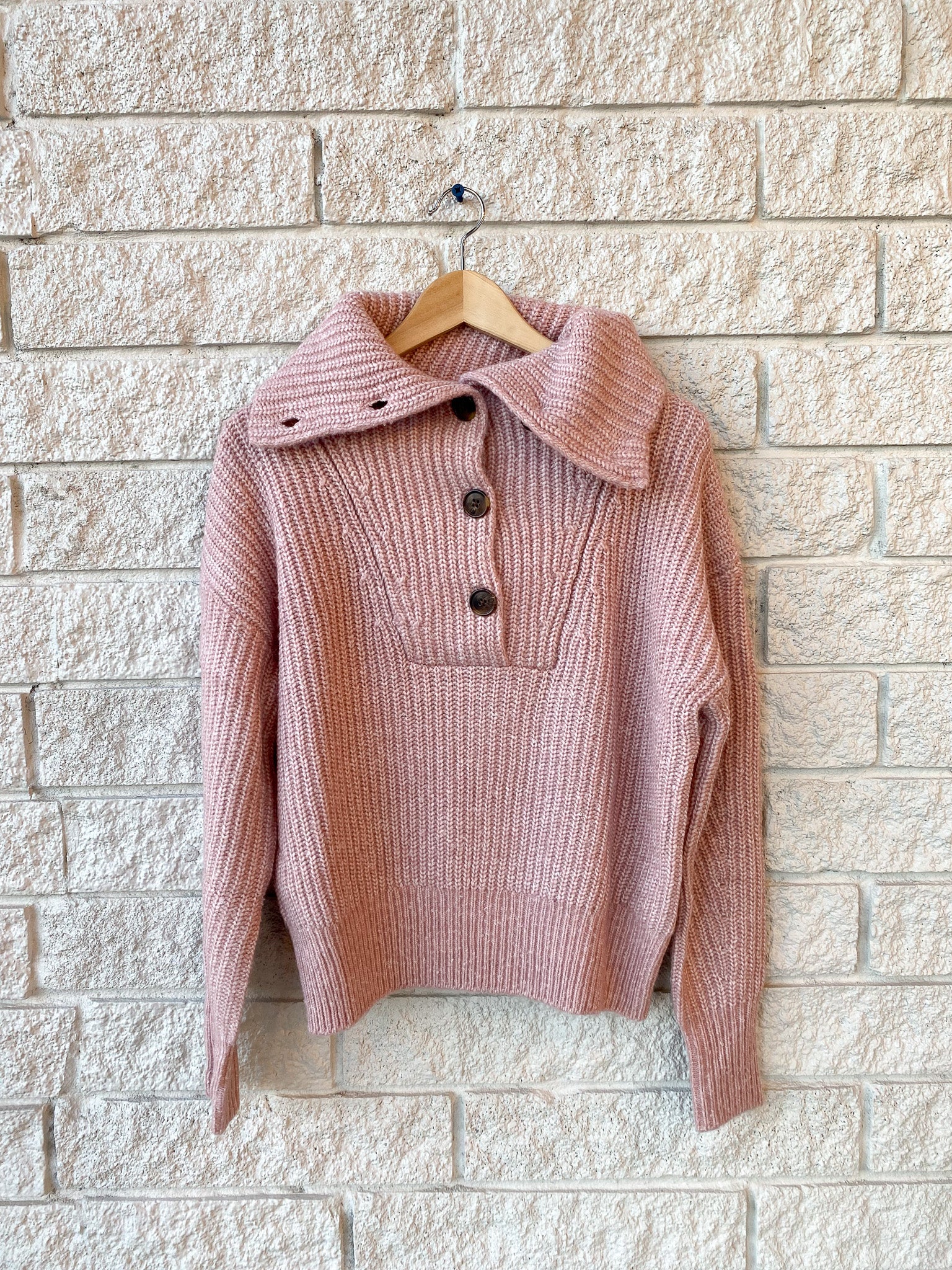 Peverel Button Placket Knit