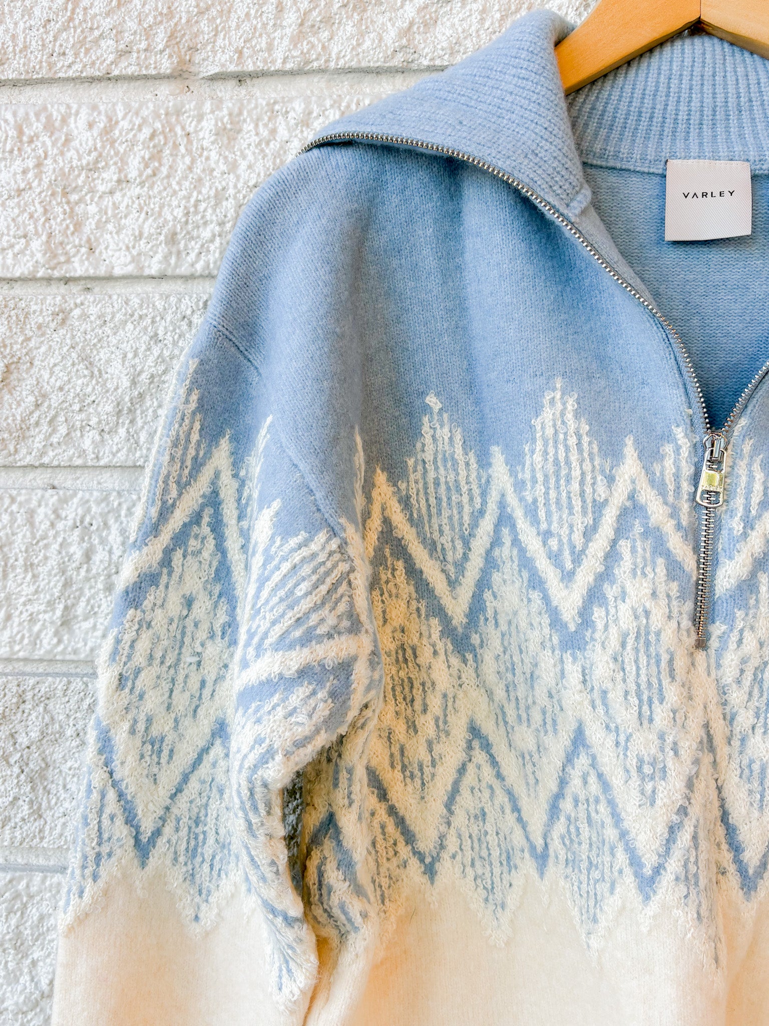 Hedda Fairisle Half Zip