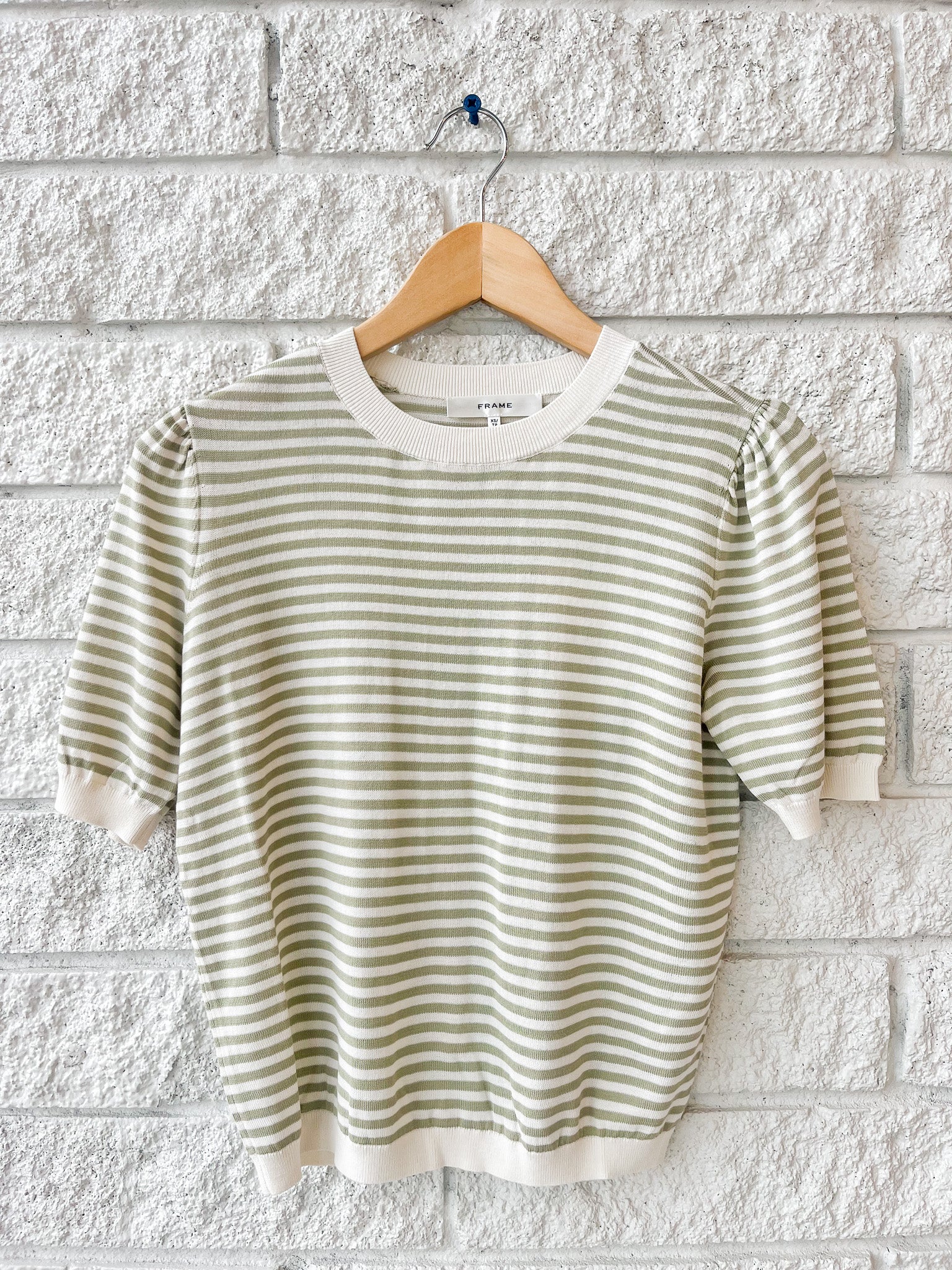 The Striped Gather Sweater