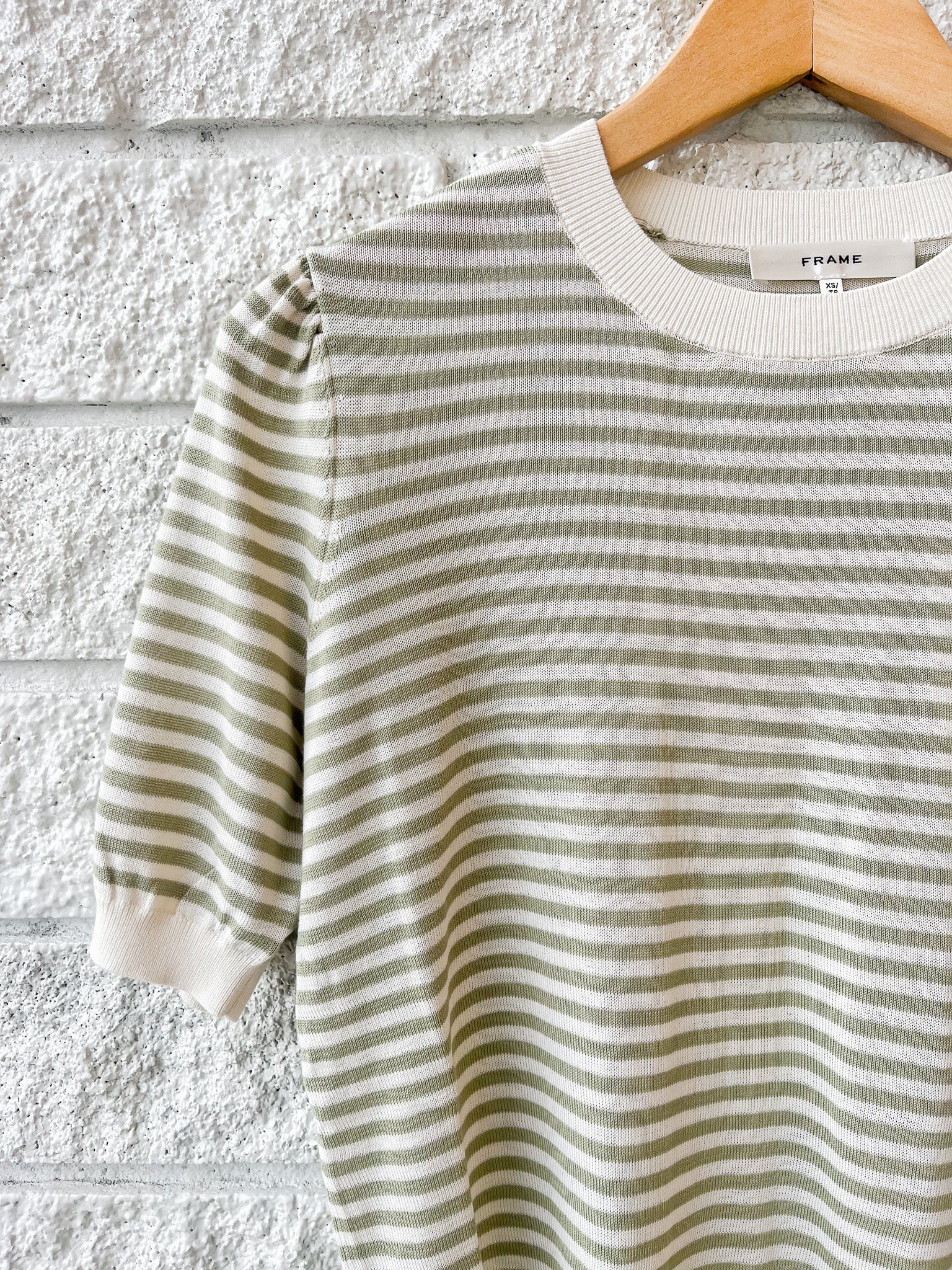 The Striped Gather Sweater