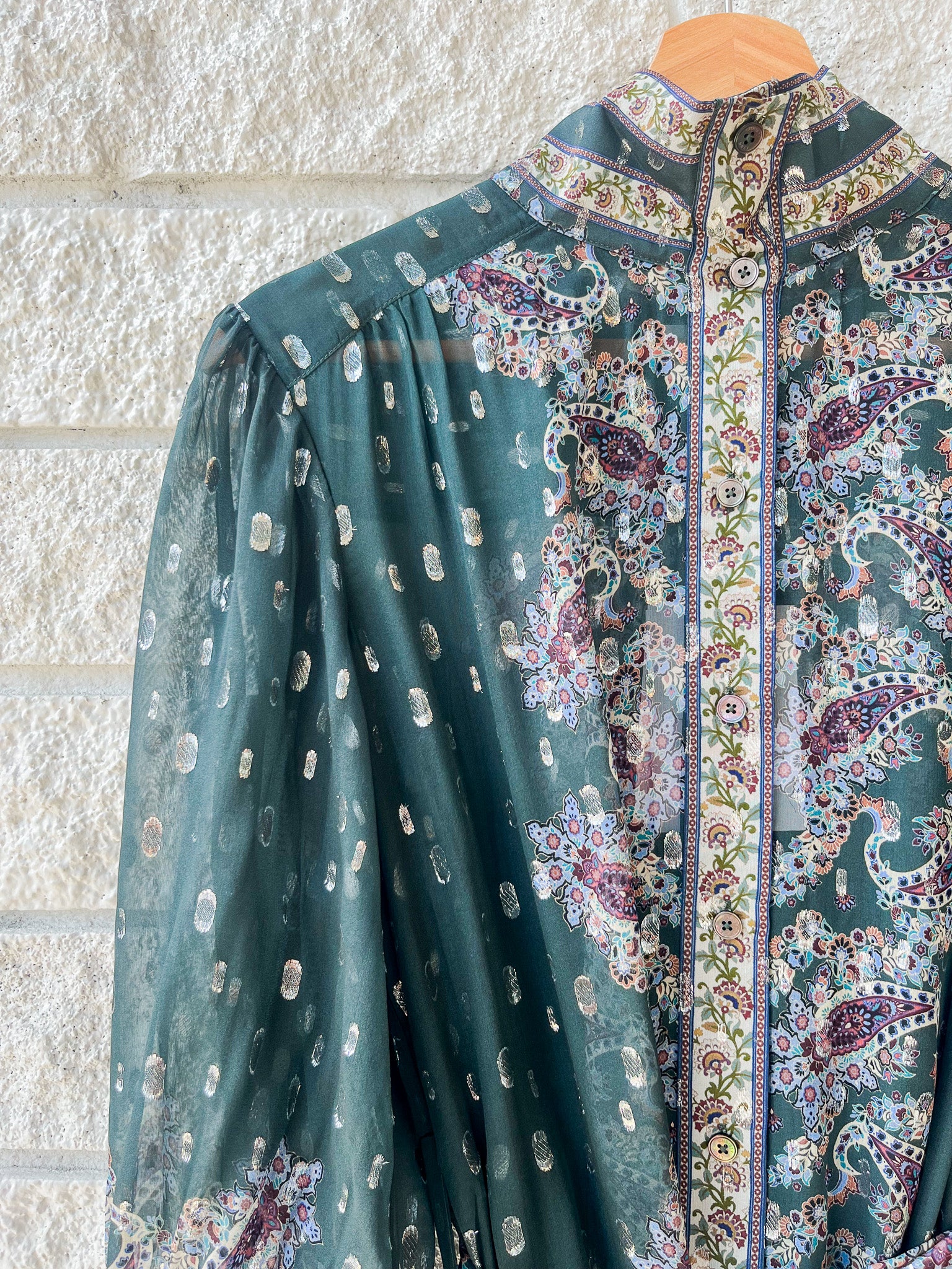 Emi Dress - Reseda Paisley