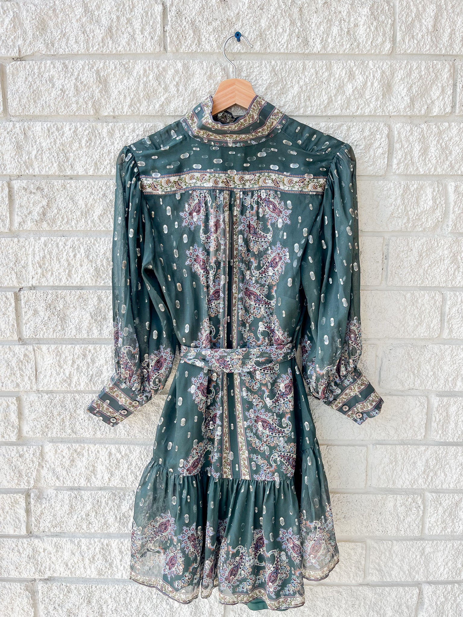Emi Dress - Reseda Paisley