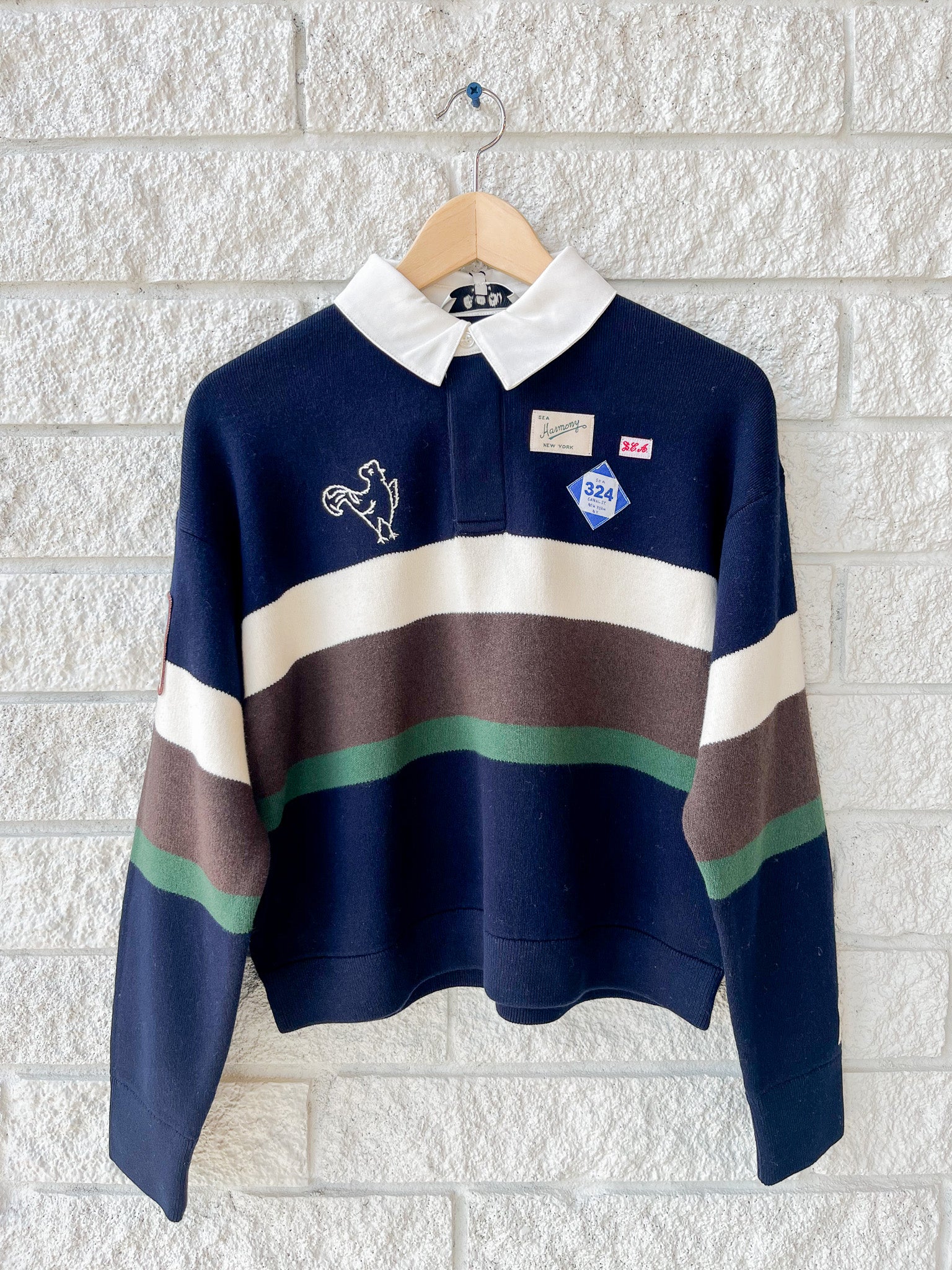 Arther Varsity Knit Rugby Shirt