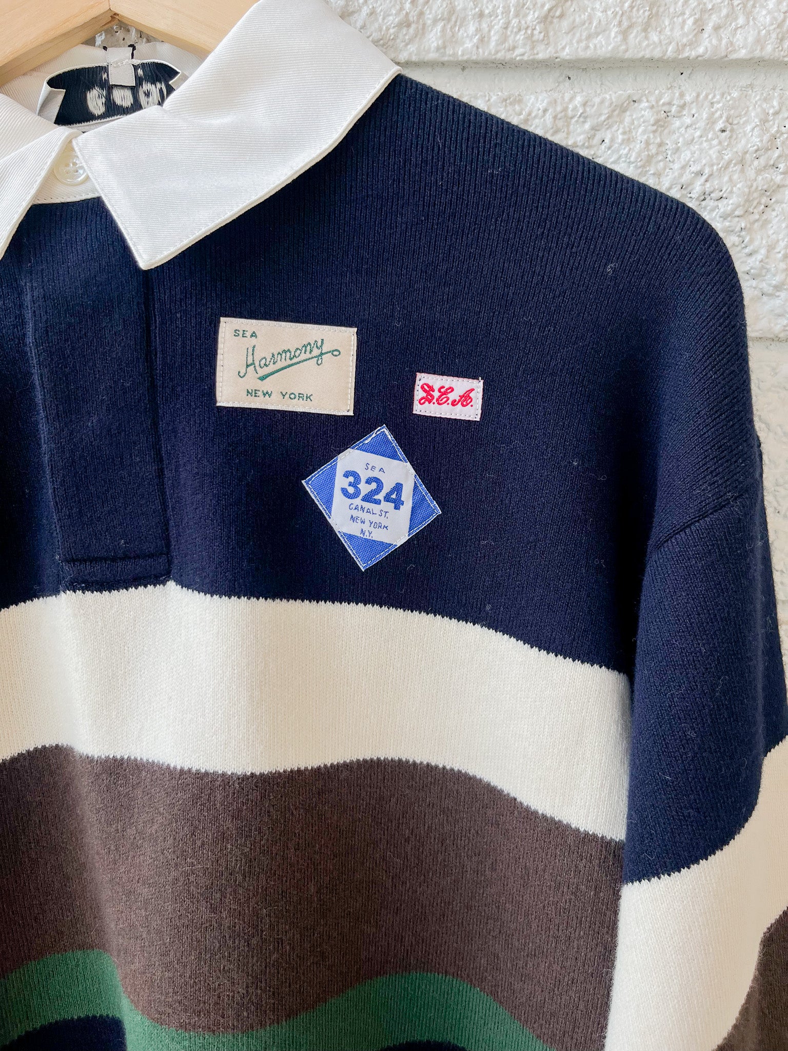 Arther Varsity Knit Rugby Shirt